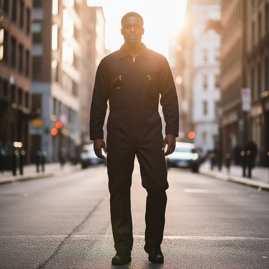 Dickies Redhawk Boilersuit Coverall in Black | 44R by Dickies – workear | RewearableUK