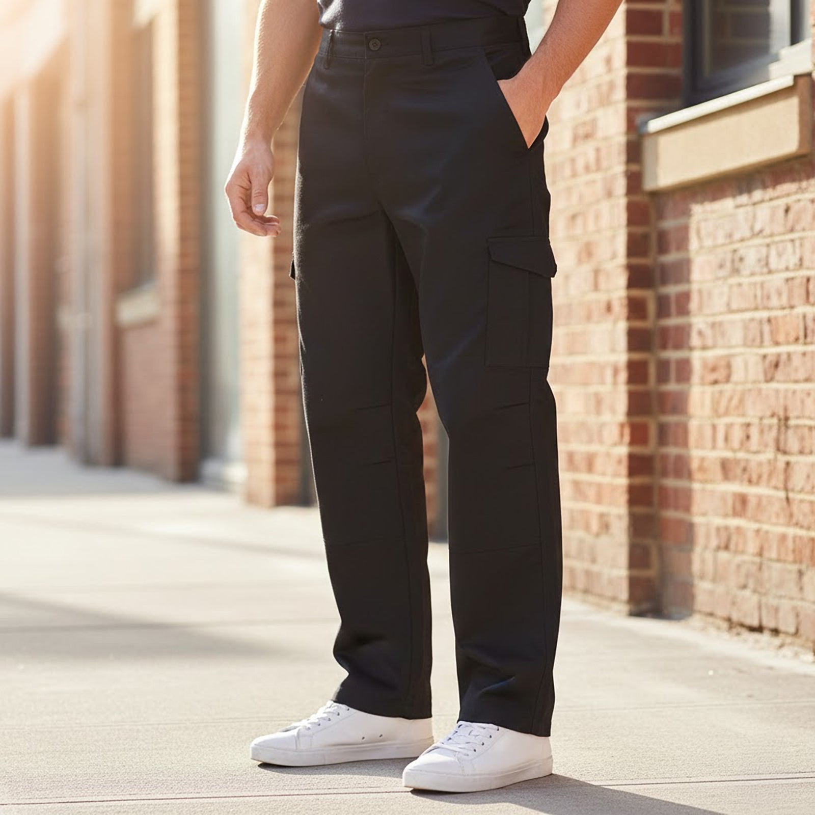 Dickies Redhawk Cargo Work Trousers Black | Men's 40 S NWT by Dickies – workear | RewearableUK