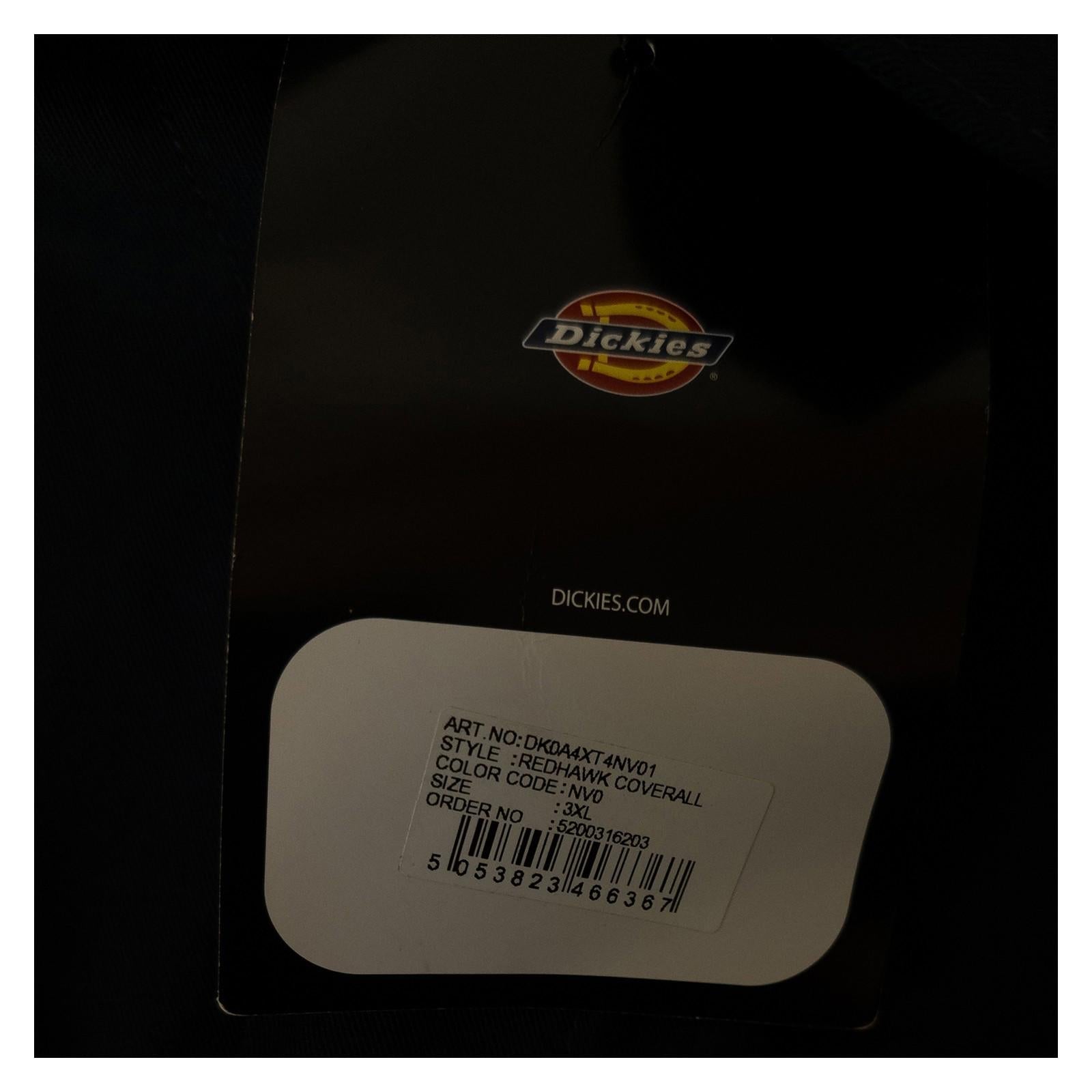 Dickies Redhawk Coverall Boiler Suit Navy Blue Mens 3XL Workwear Overall Zip NWT by Dickies – | RewearableUK