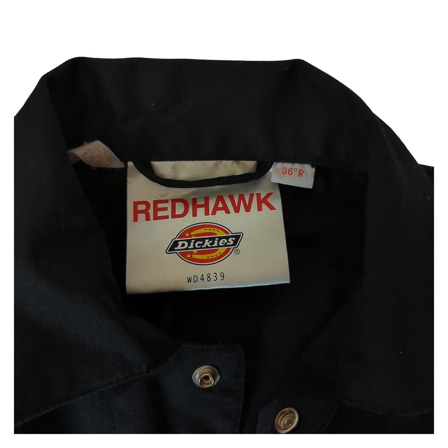 Dickies Redhawk Coverall Boilersuit | Black | 36R by Dickies – workear | RewearableUK