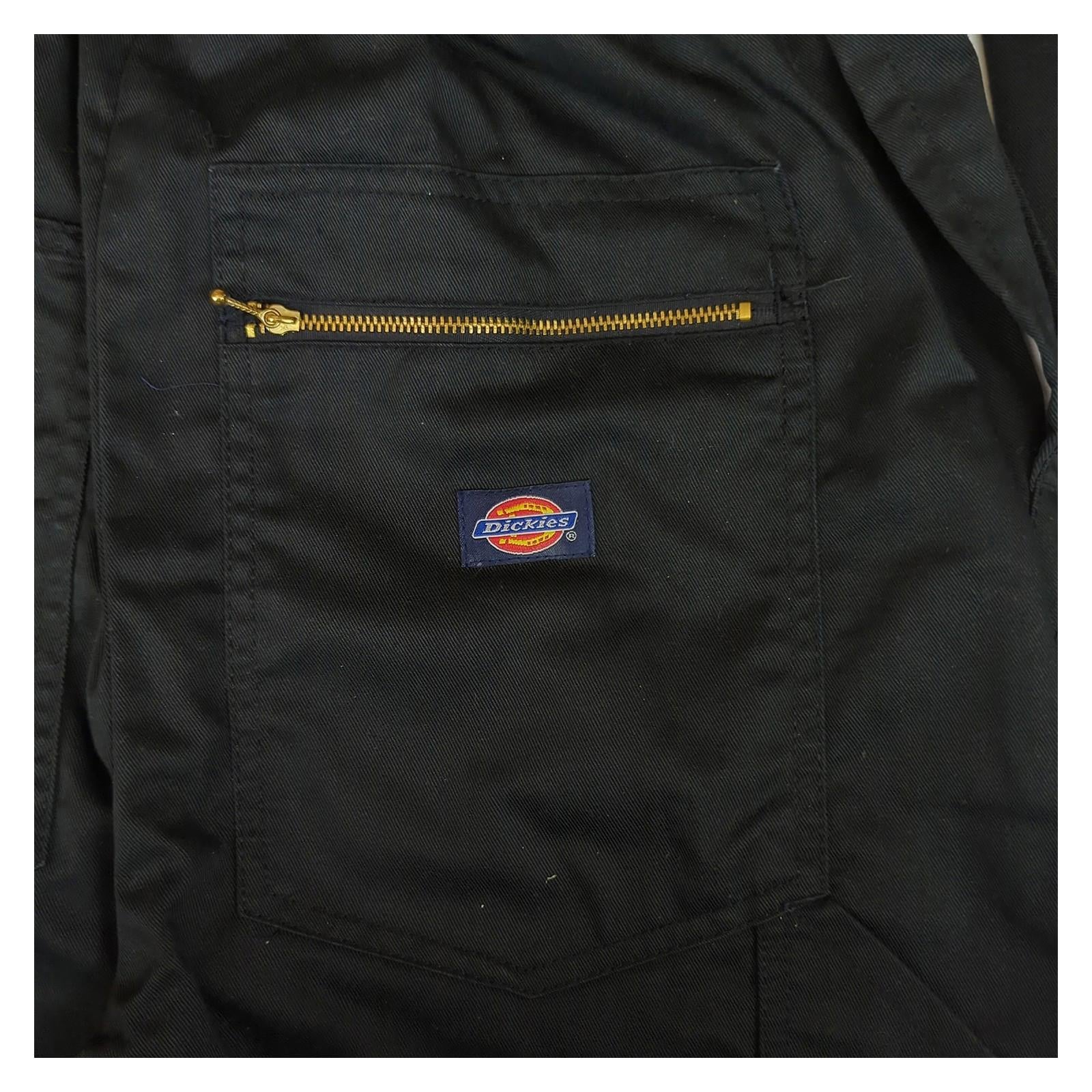 Dickies Redhawk Coverall Boilersuit | Black | 36R by Dickies – workear | RewearableUK