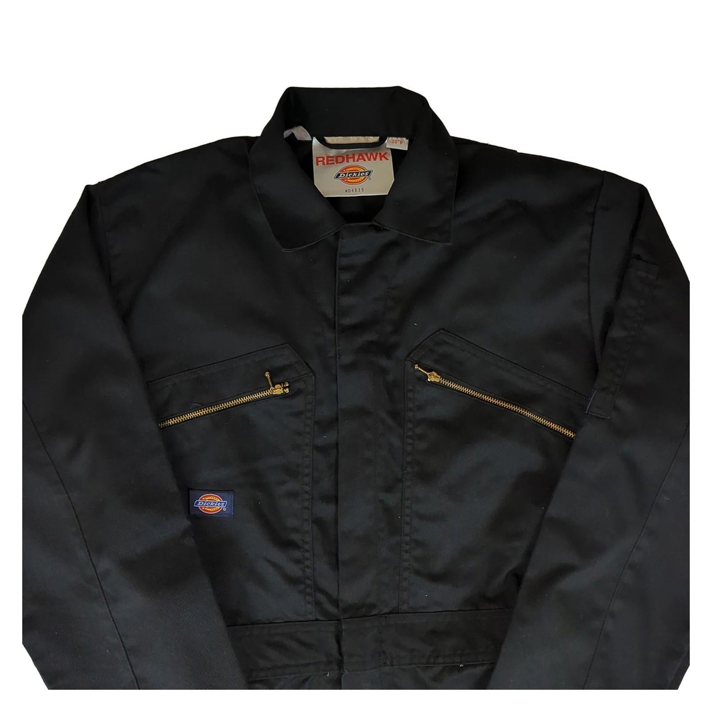 Dickies Redhawk Coverall Boilersuit | Black | 36R by Dickies – workear | RewearableUK