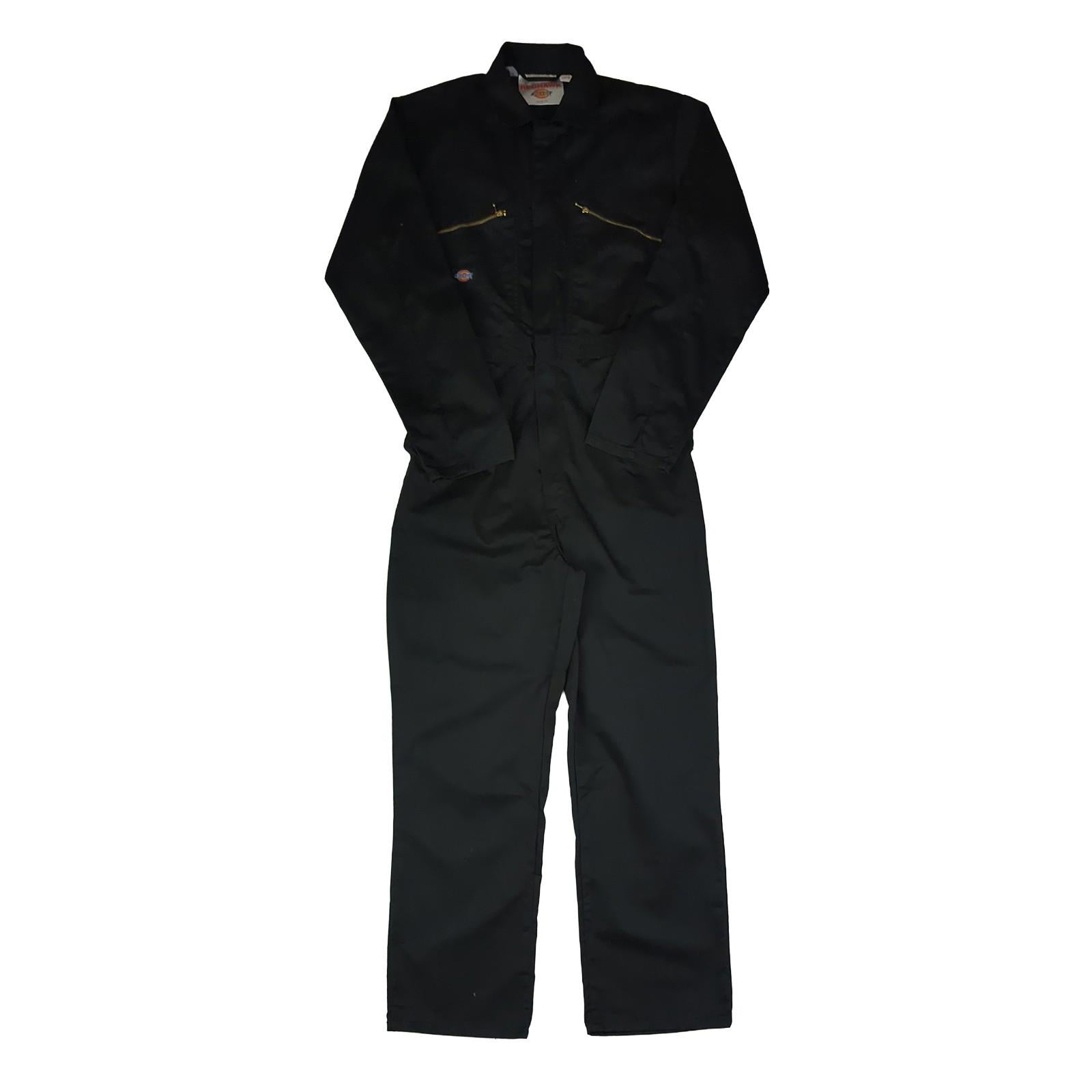 Dickies Redhawk Coverall Boilersuit | Black | 36R by Dickies – workear | RewearableUK