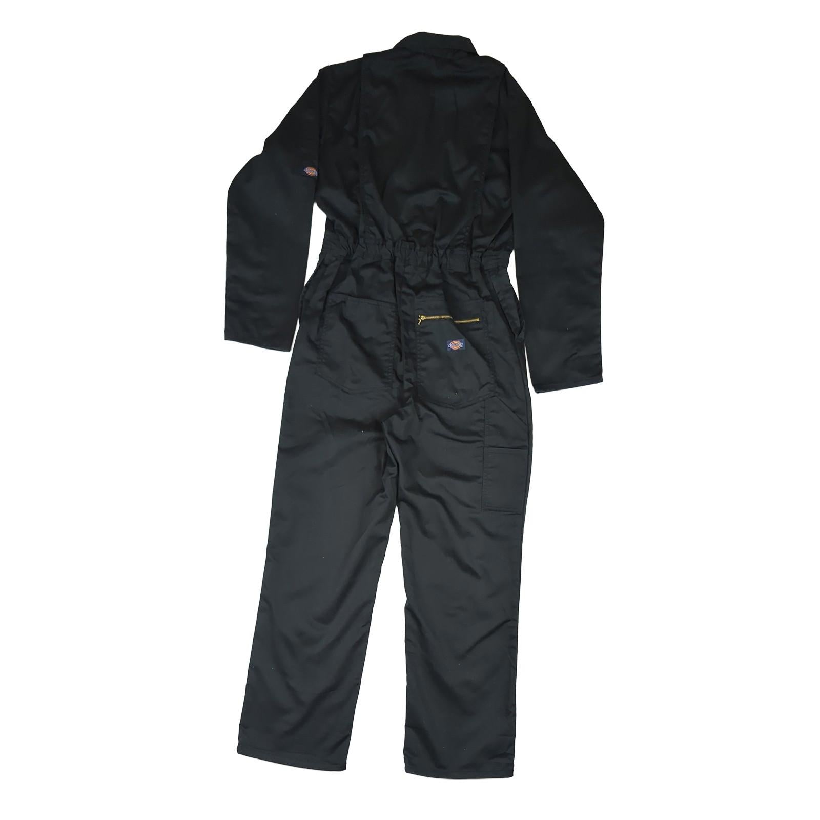 Dickies Redhawk Coverall Boilersuit | Black | 36R by Dickies – workear | RewearableUK