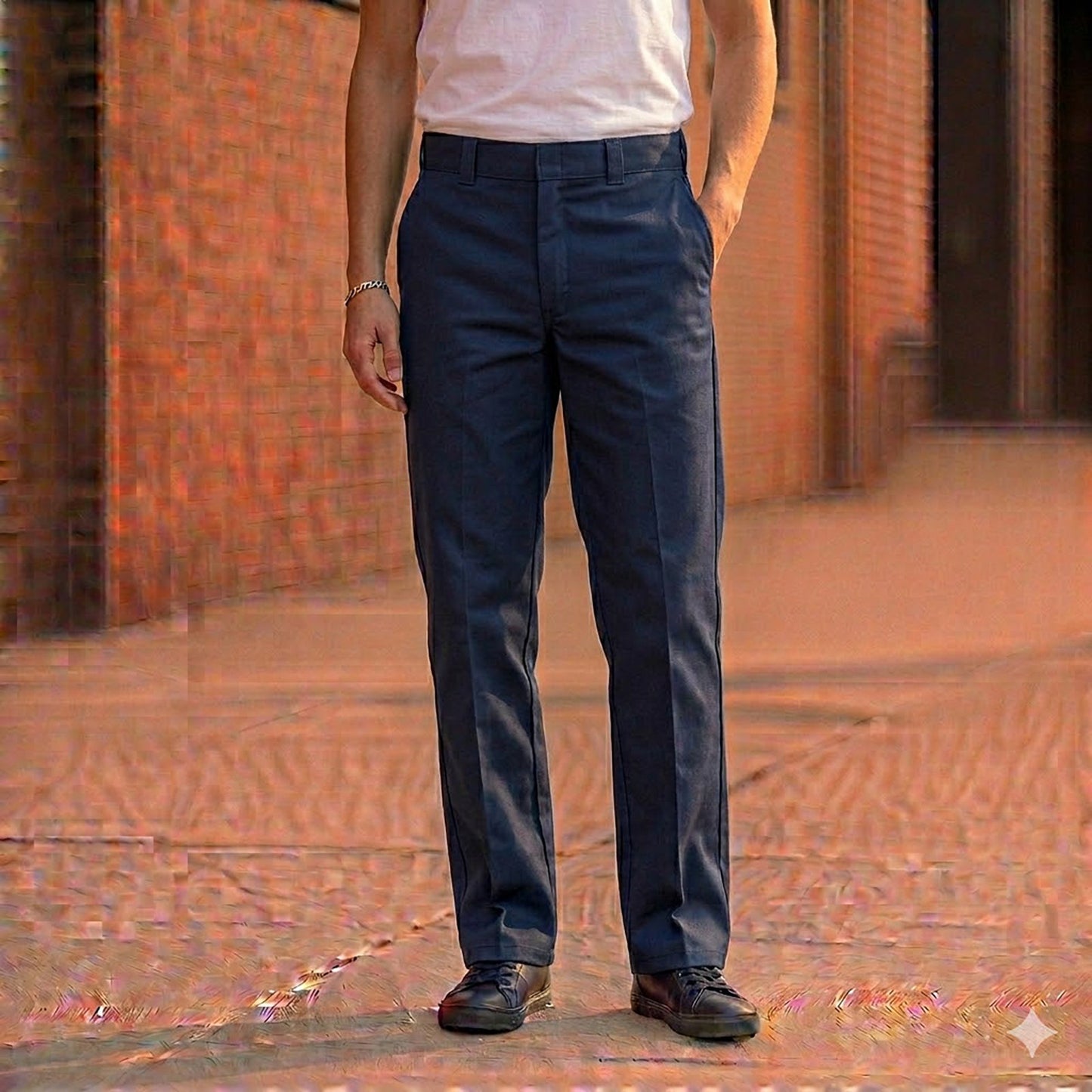 Dickies Redhawk Mens Navy Blue WD864 Flat Front Pants Size 36 R BNWT by Dickies – | RewearableUK