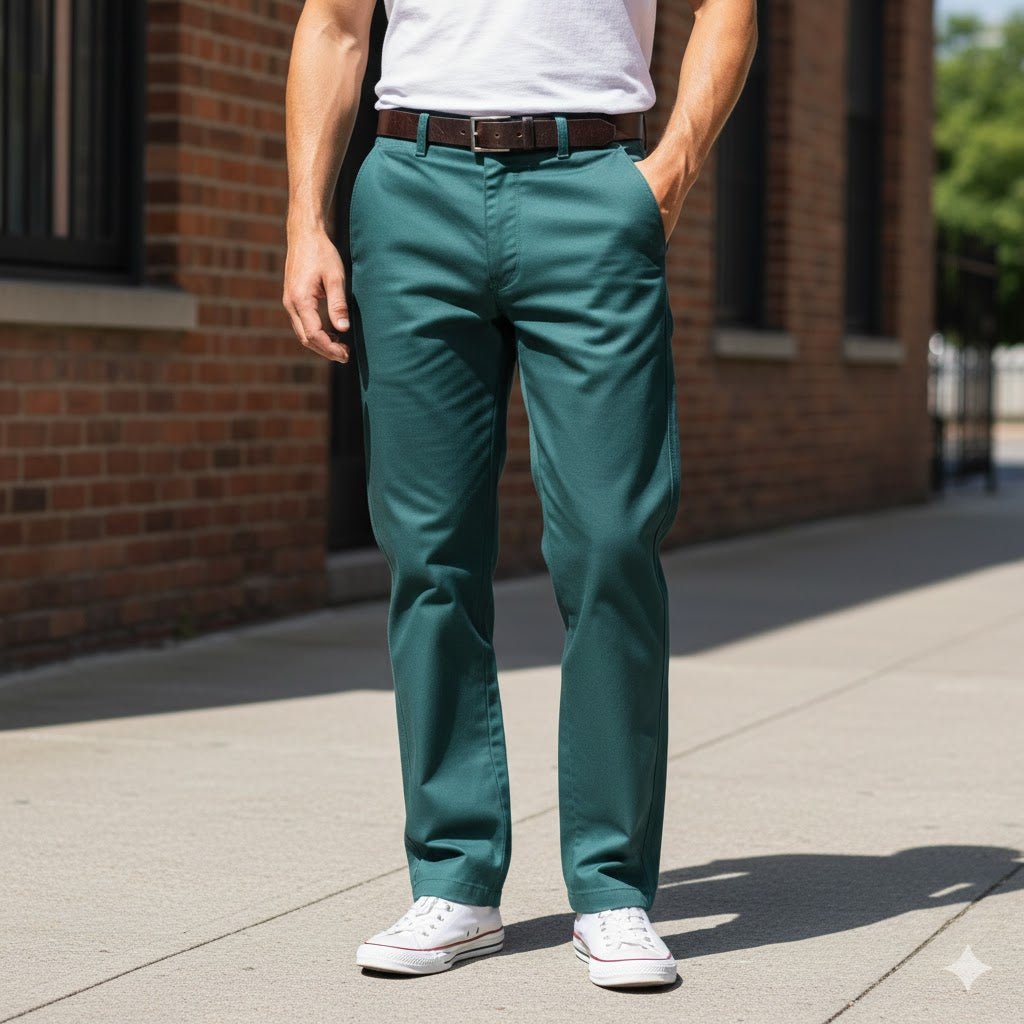 Dickies Redhawk Mens Work Trousers 40 R Bottle Green Straight Fit Pants by Dickies – workear | RewearableUK