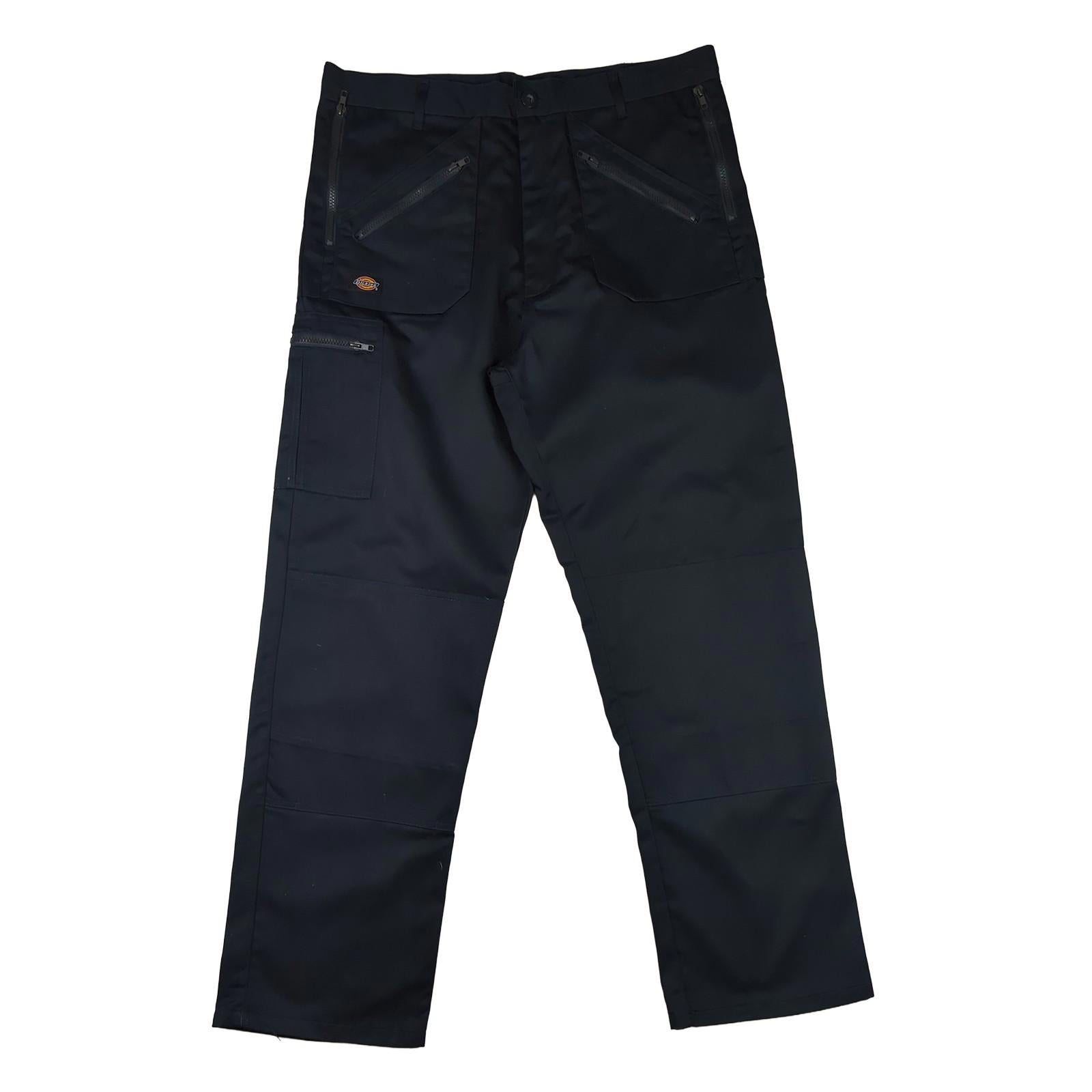 Dickies Dickies Redhawk Mens Work Trousers Size 38 R Navy Blue Straight Fit Pants New workear RewearableUK