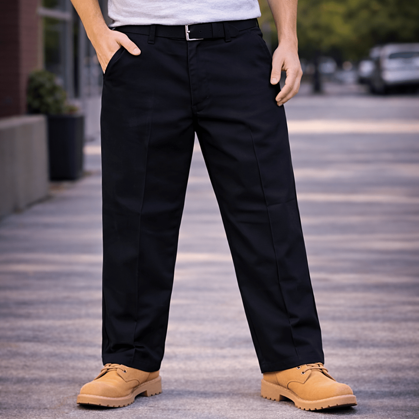Dickies Redhawk navy Work Trousers - W38 R by Dickies – workear | RewearableUK