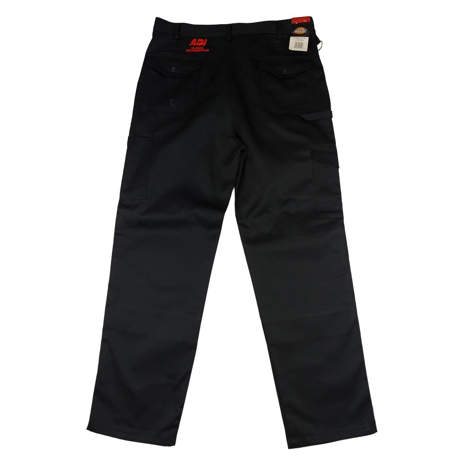 Dickies Redhawk Super Work Trousers Black 36T – New w/ Embroidery by Dickies – | RewearableUK