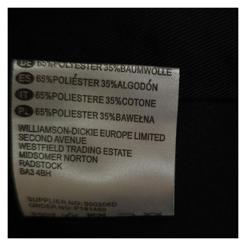 Dickies Redhawk Super Work Trousers Black 36T – New w/ Embroidery by Dickies – | RewearableUK