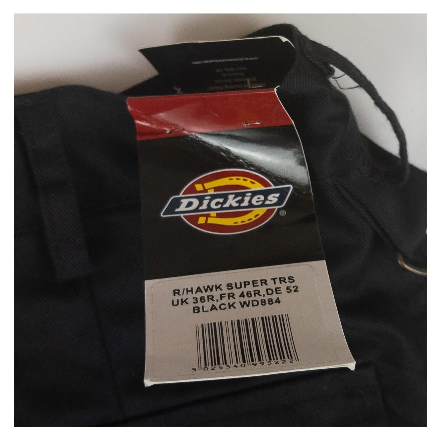 Dickies Redhawk Super Work Trousers Black Men's Size 36R Cargo WD884 NWT by Dickies – | RewearableUK