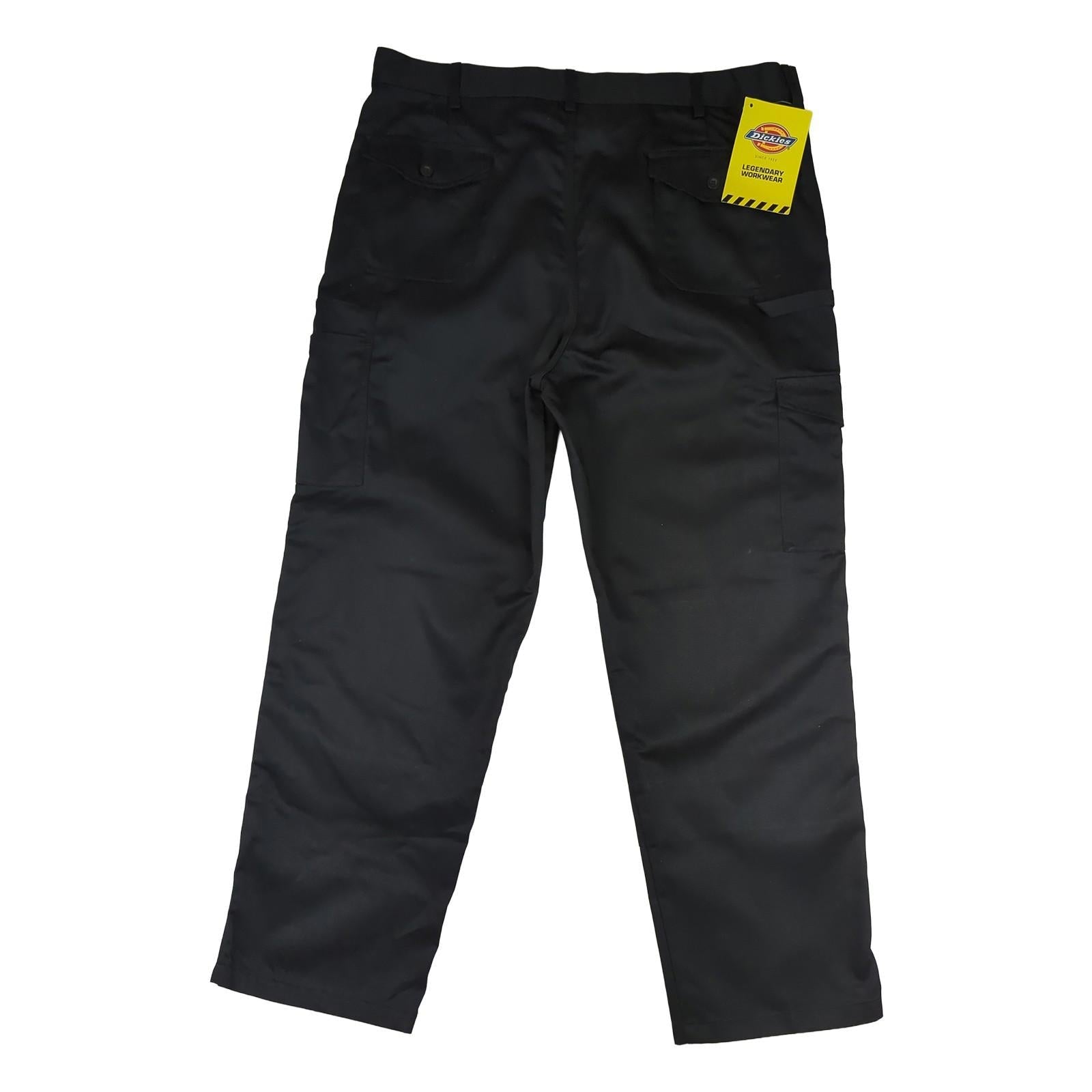 Dickies Dickies Redhawk Super Work Trousers Cargo Pants Black Men's 40 S NWT workear RewearableUK