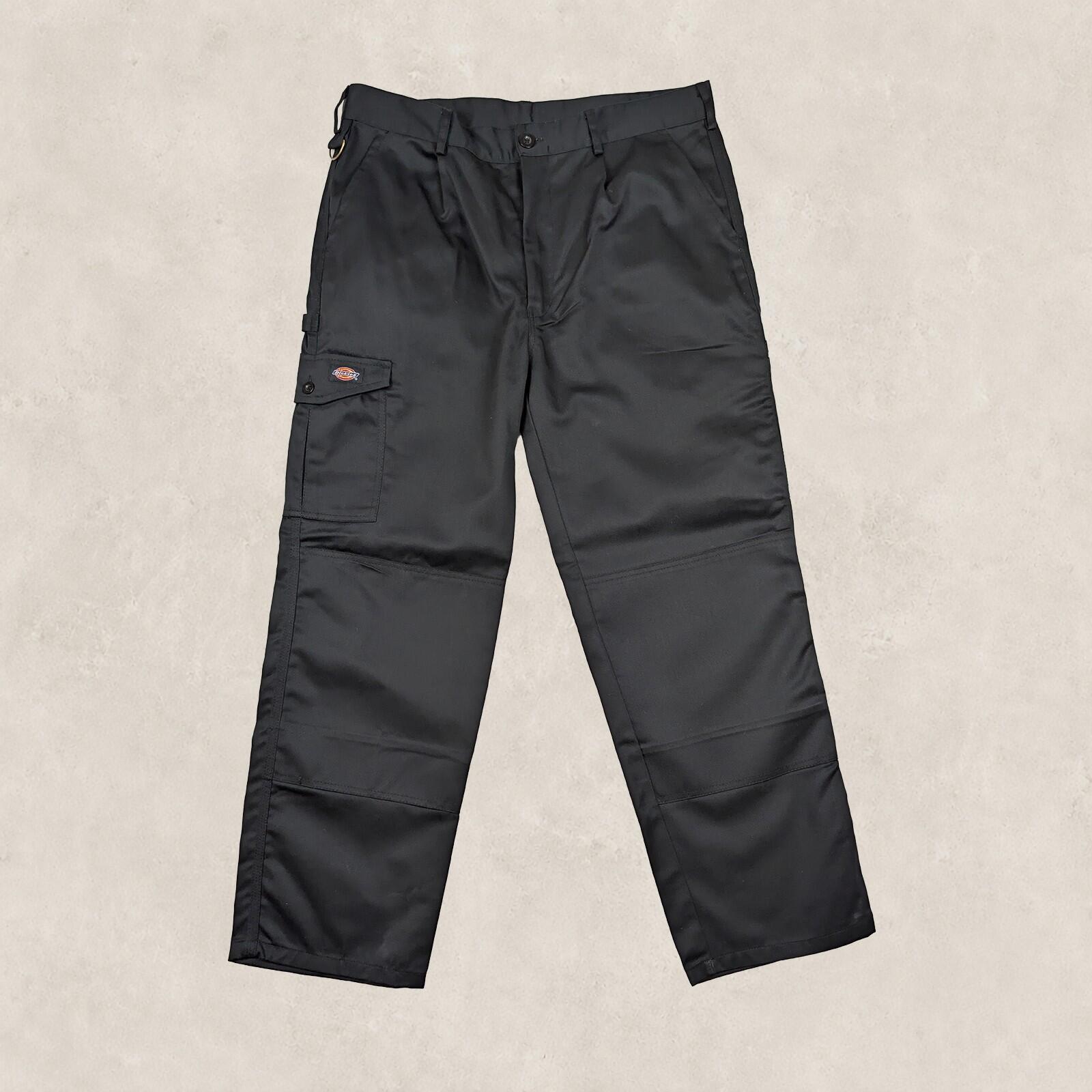 dickies redhawk super work trousers mens cargo pants solid black size 36 s nwt by Dickies – | RewearableUK