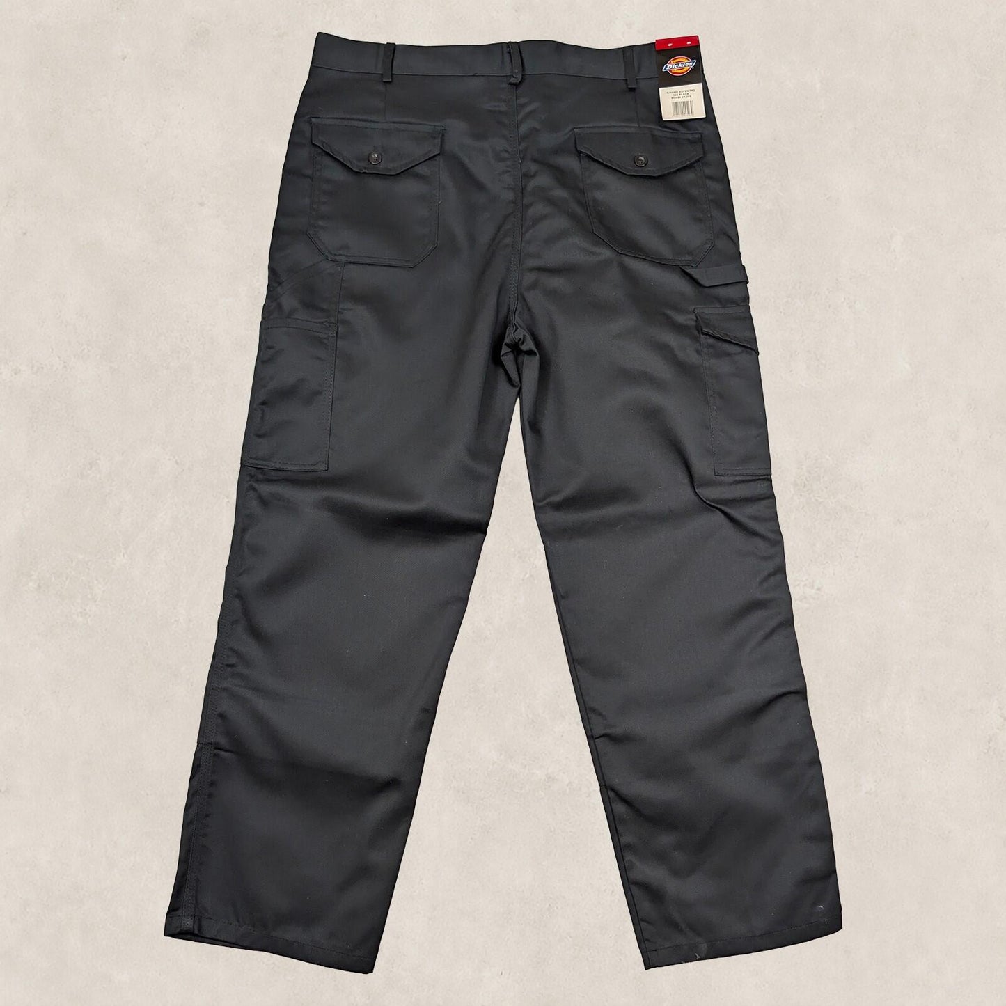 dickies redhawk super work trousers mens cargo pants solid black size 36 s nwt by Dickies – | RewearableUK