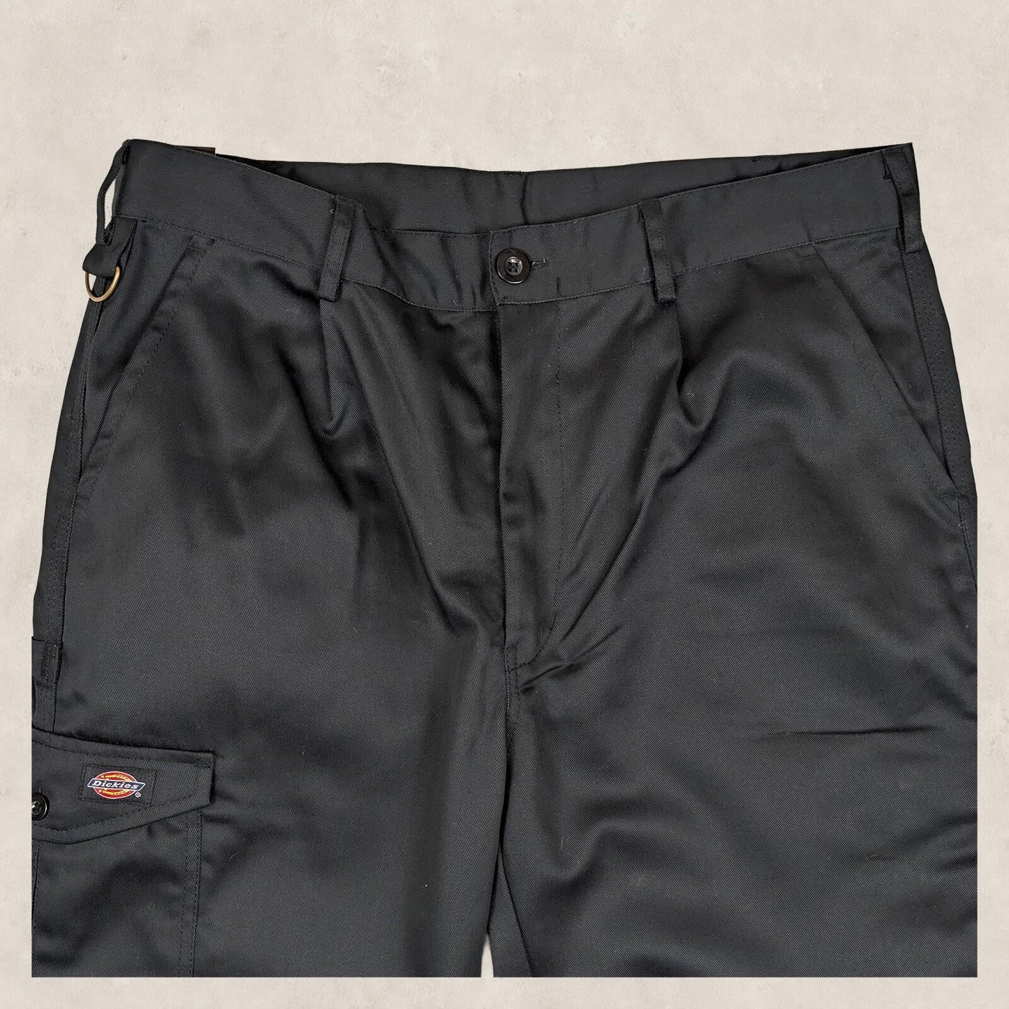 dickies redhawk super work trousers mens cargo pants solid black size 36 s nwt by Dickies – | RewearableUK