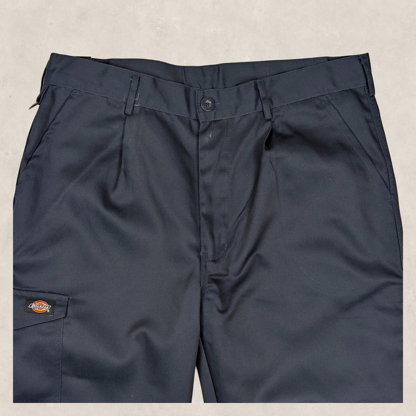 dickies redhawk super work trousers mens navy blue cargo pants size 36 r nwt by Dickies – | RewearableUK