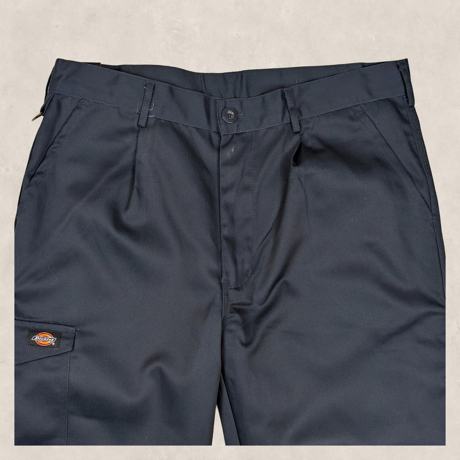 dickies redhawk super work trousers mens navy blue cargo pants size 36 r nwt by Dickies – | RewearableUK