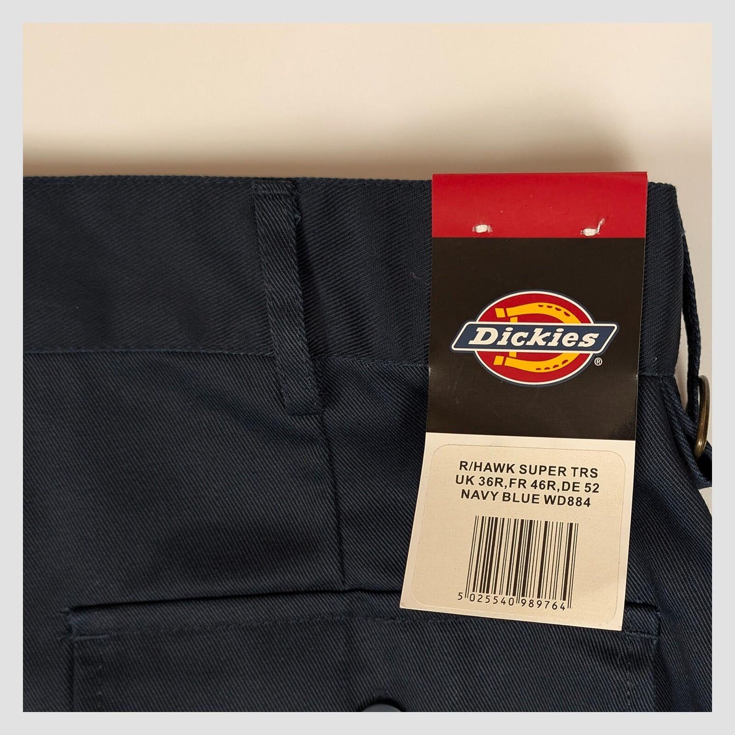 dickies redhawk super work trousers mens navy blue cargo pants size 36 r nwt by Dickies – | RewearableUK