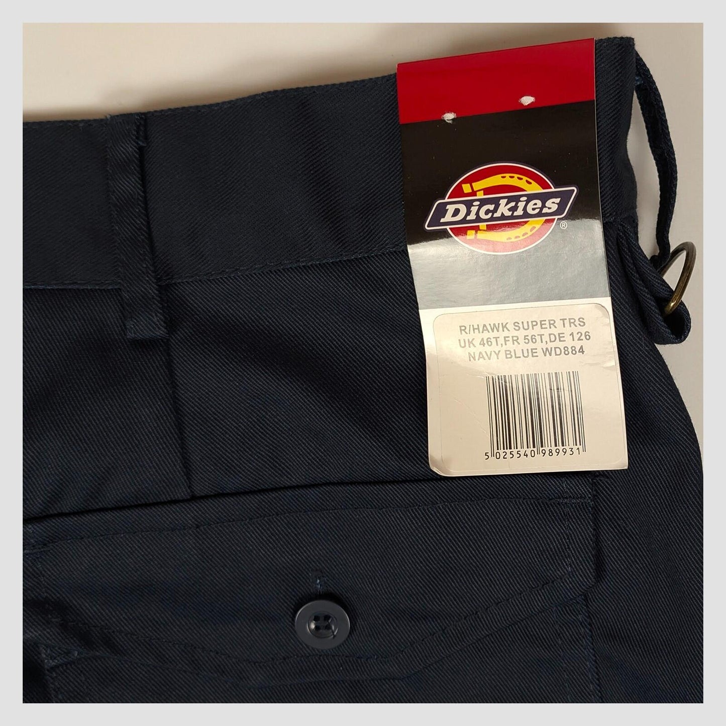 dickies redhawk super work trousers mens navy blue cargo pants size 46 t nwt by Dickies – | RewearableUK