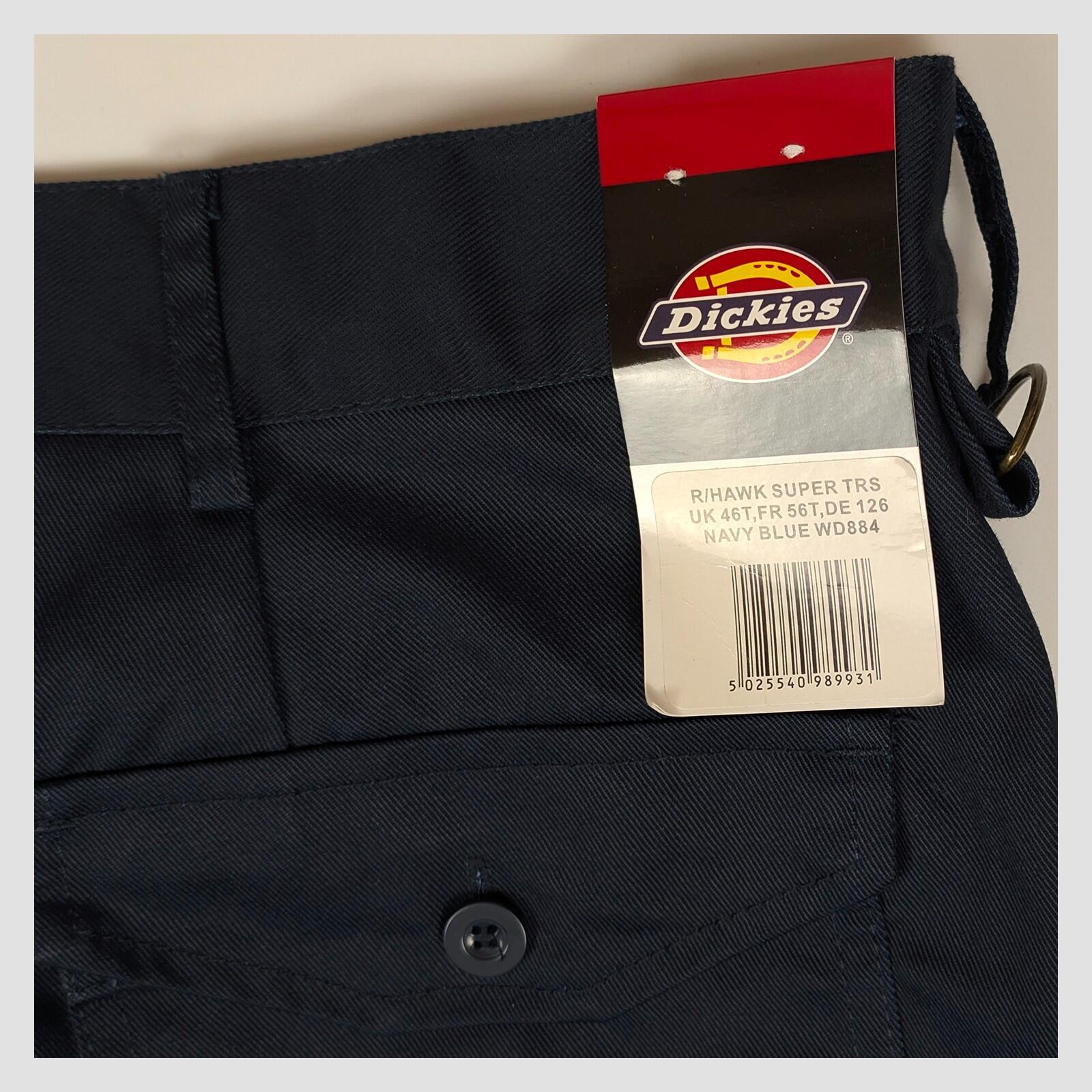 dickies redhawk super work trousers mens navy blue cargo pants size 46 t nwt by Dickies – | RewearableUK
