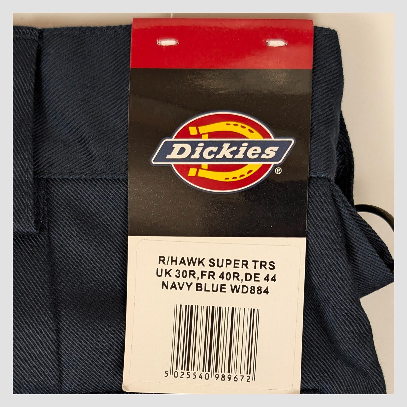 dickies redhawk super work trousers navy blue size 30 r mens cargo pants nwt by Dickies – | RewearableUK