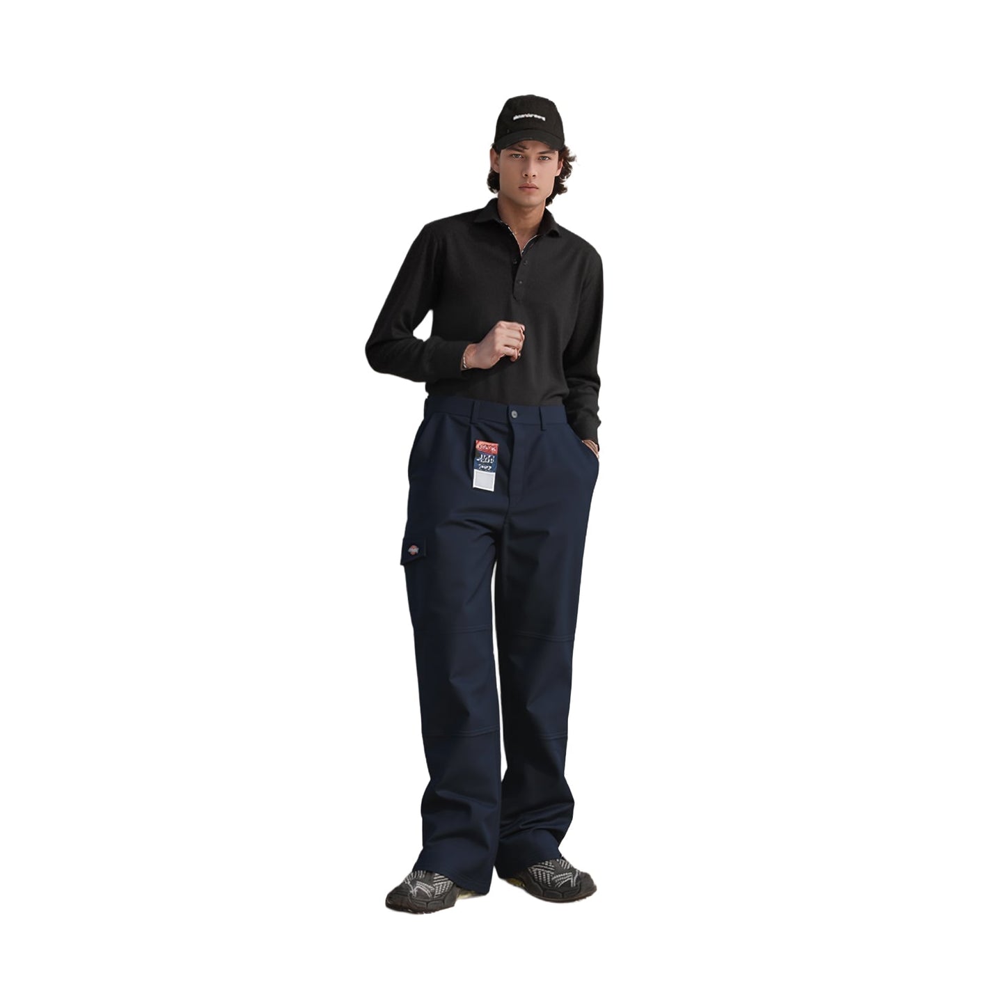 Dickies Redhawk Super Work Trousers Navy Cargo Knee Pad | Men's 36R (New) by Dickies – WORKWEAR | RewearableUK