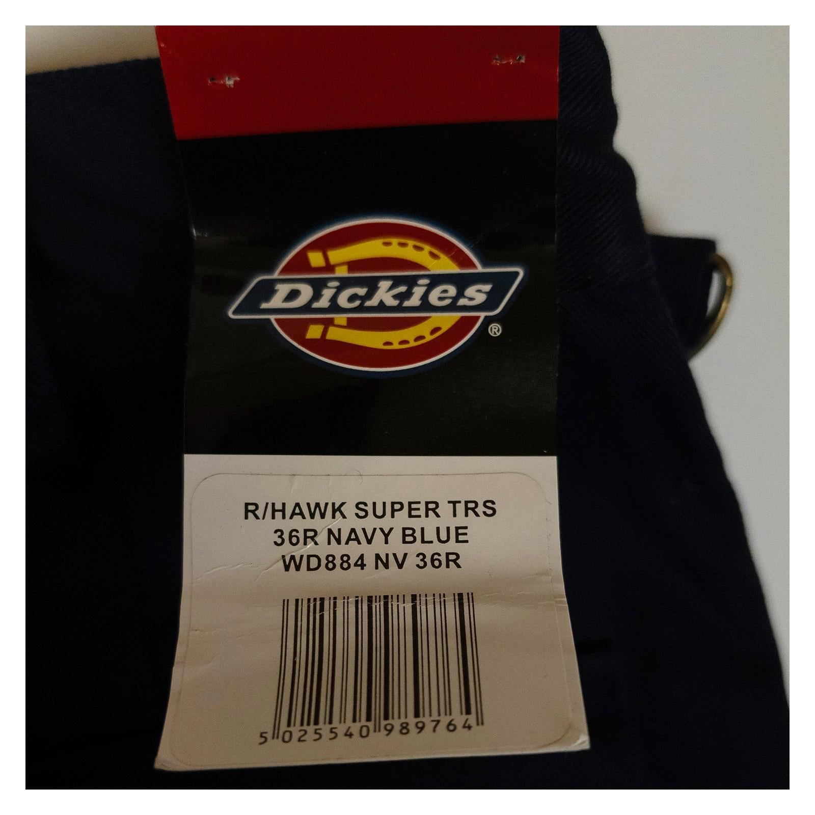 Dickies Redhawk Super Work Trousers W36 R Navy Blue WD884 Cargo Combat Pants New by Dickies – | RewearableUK