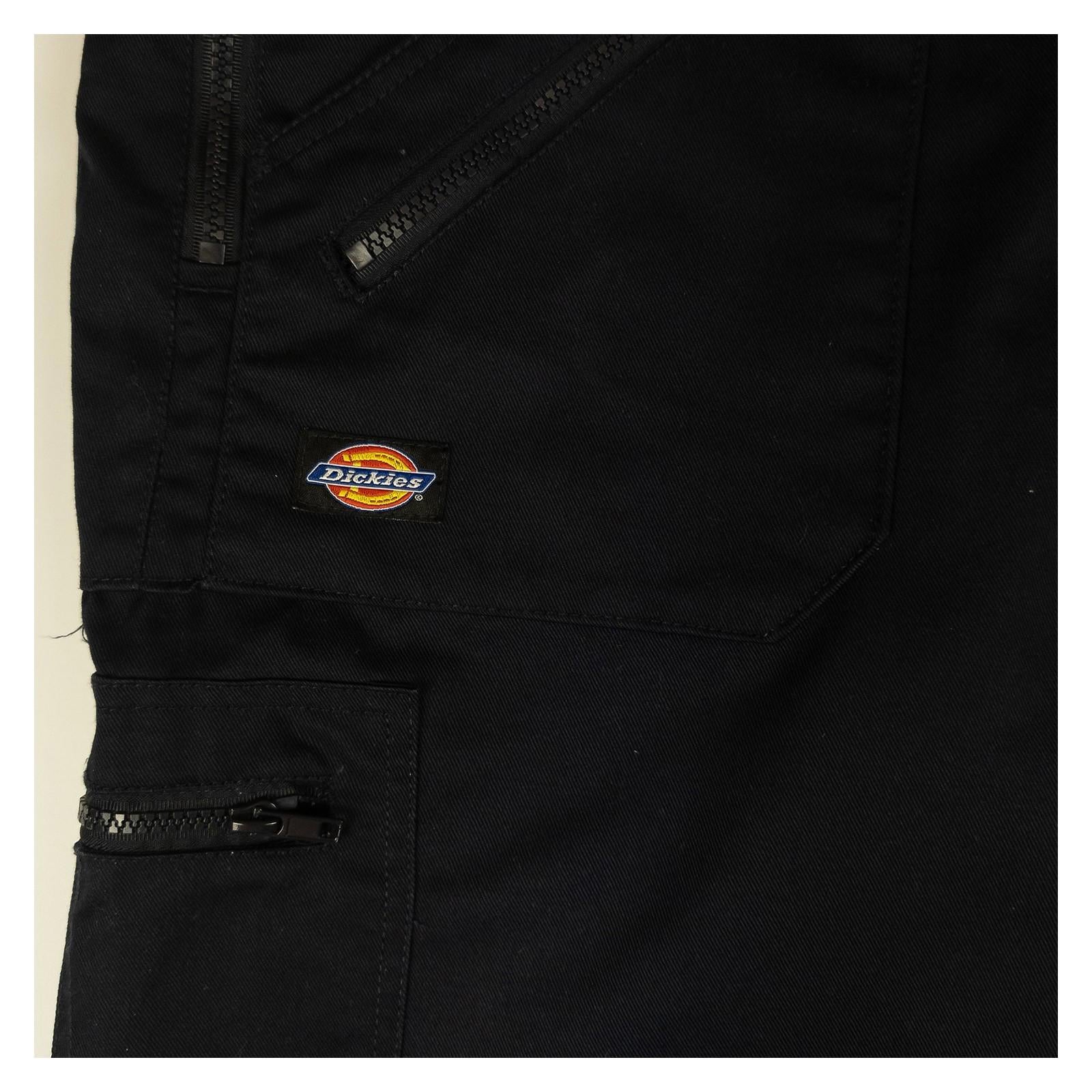 Dickies Redhawk Trousers 42 R Black Workwear Cargo Zip Pocket Pants by Dickies – | RewearableUK