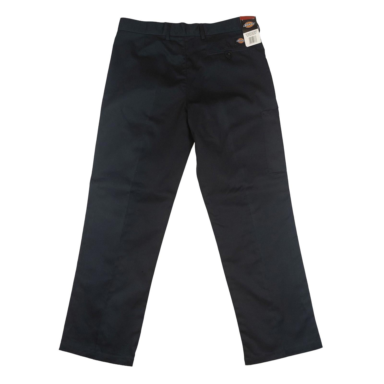 Dickies Redhawk Trousers Navy Blue Size 36R WD864 Work Pants Sewn Crease Smart N by Dickies – | RewearableUK