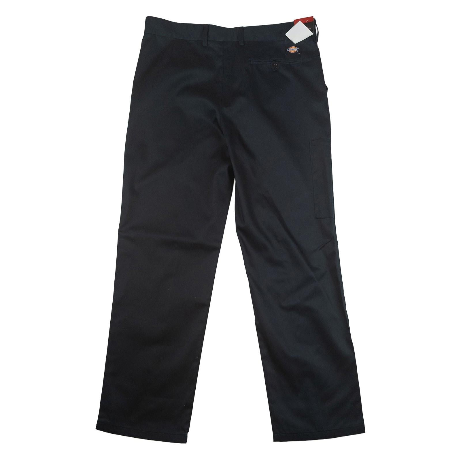 Dickies Redhawk Trousers Navy Blue Size 36R WD864 Work Pants Smart Sewn Crease N by Dickies – | RewearableUK