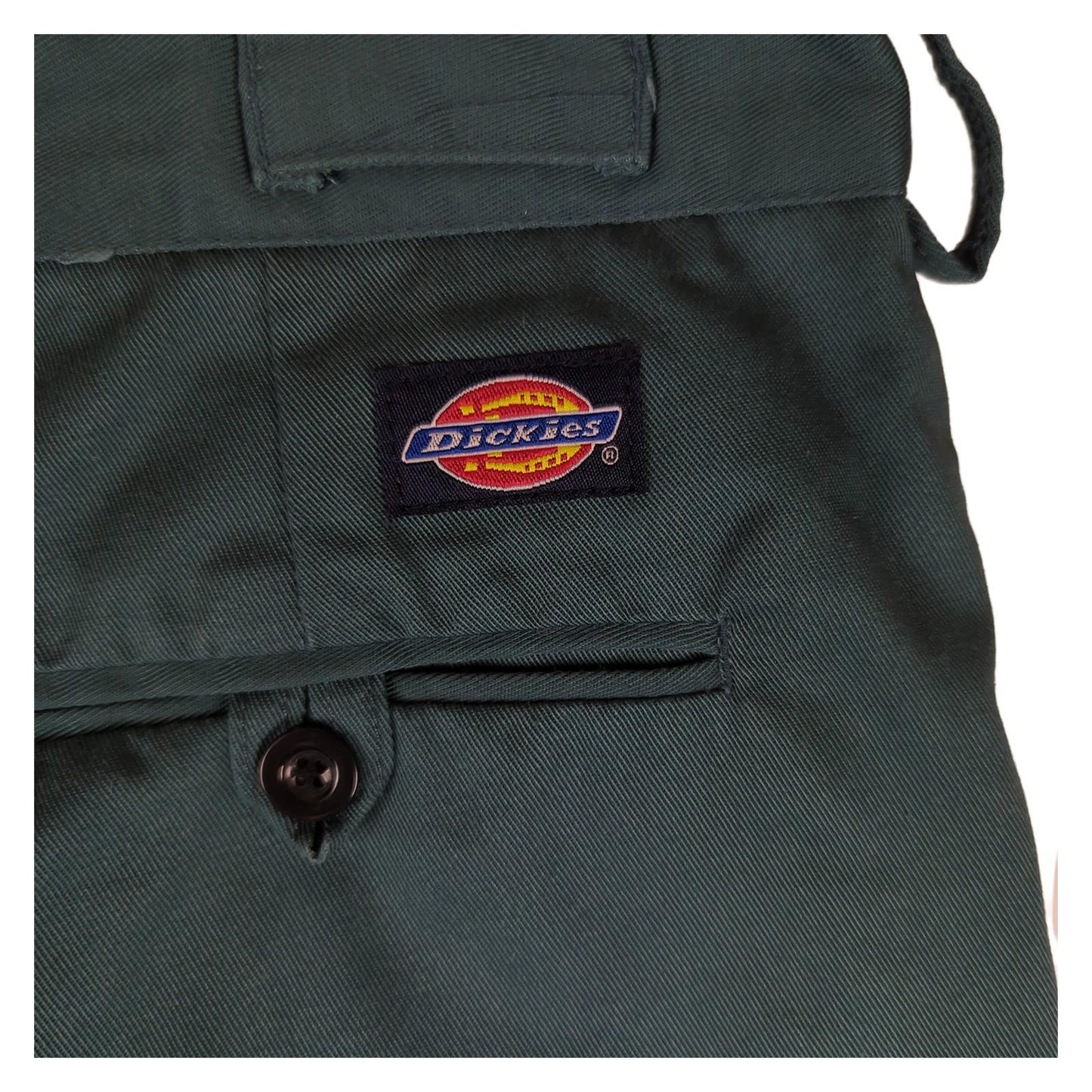 Dickies Dickies Redhawk WD864 Work Trousers Dark Green Mens Size 46 T Utility Pants workear RewearableUK