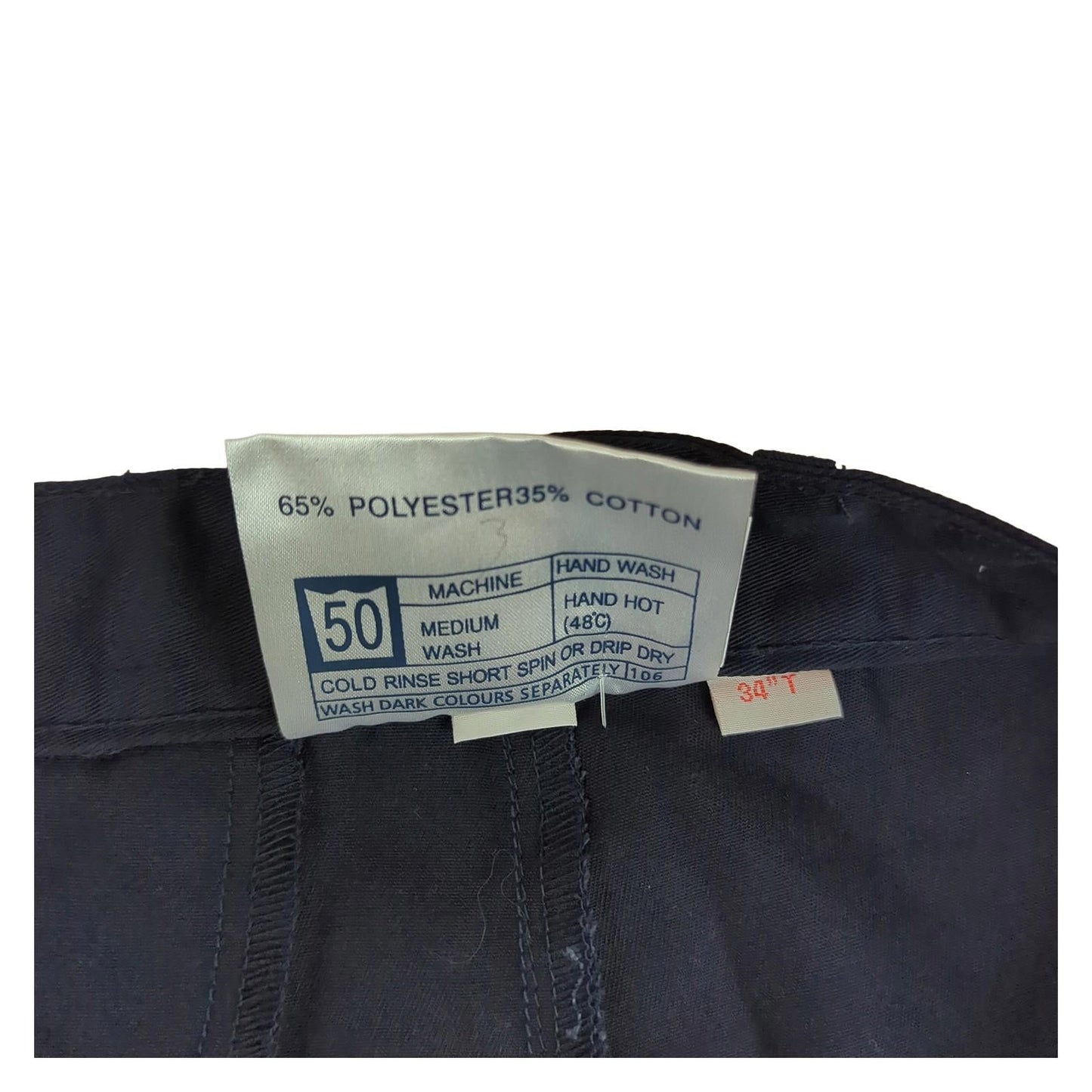 Dickies Dickies Redhawk WD864 Work Trousers Navy Blue - 34 T - New with Tags workear RewearableUK