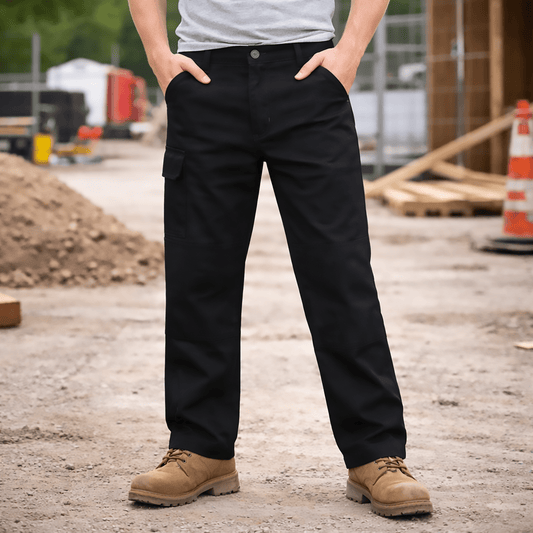 Dickies Redhawk Work Trousers Black | Men's 42 T NWT by Dickies – workear | RewearableUK
