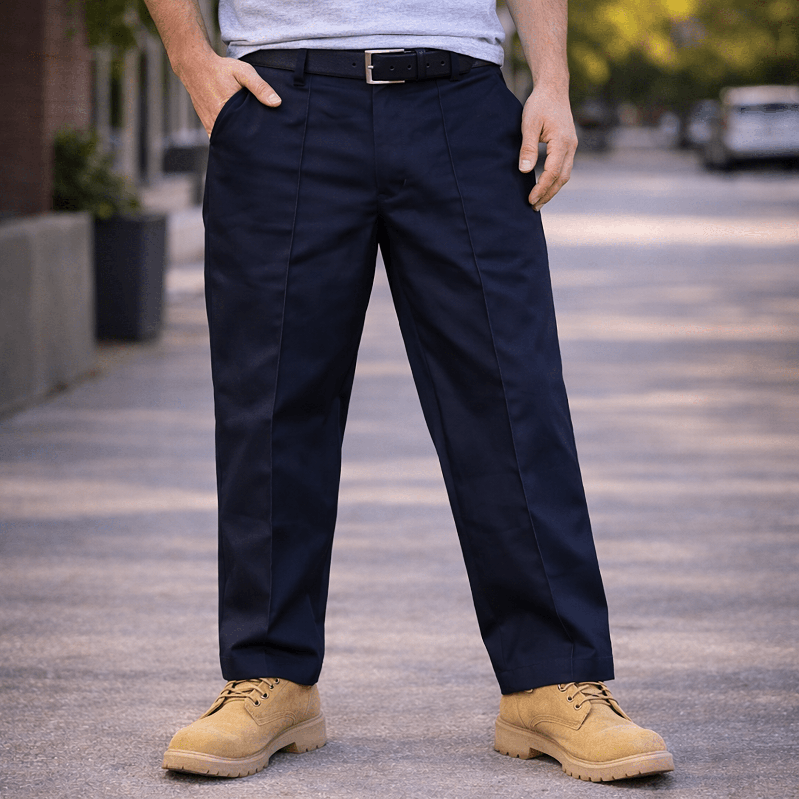 Dickies Redhawk Work Trousers Navy Blue | Men's 30 T (Tall) by Dickies – workear | RewearableUK