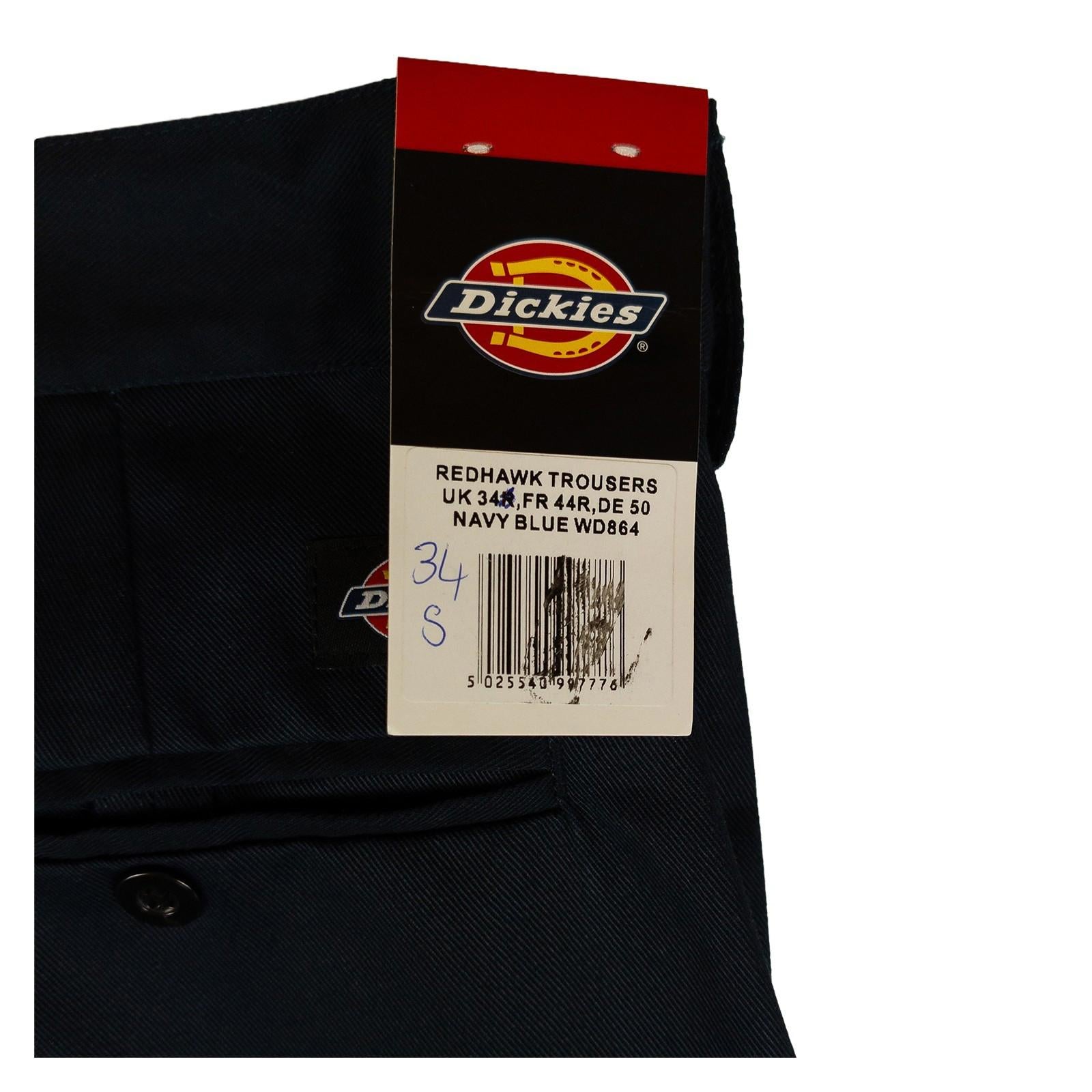 Dickies Redhawk Work Trousers Navy Blue | NWT Skater Utility Pants | Mens 34 S by Dickies – | RewearableUK