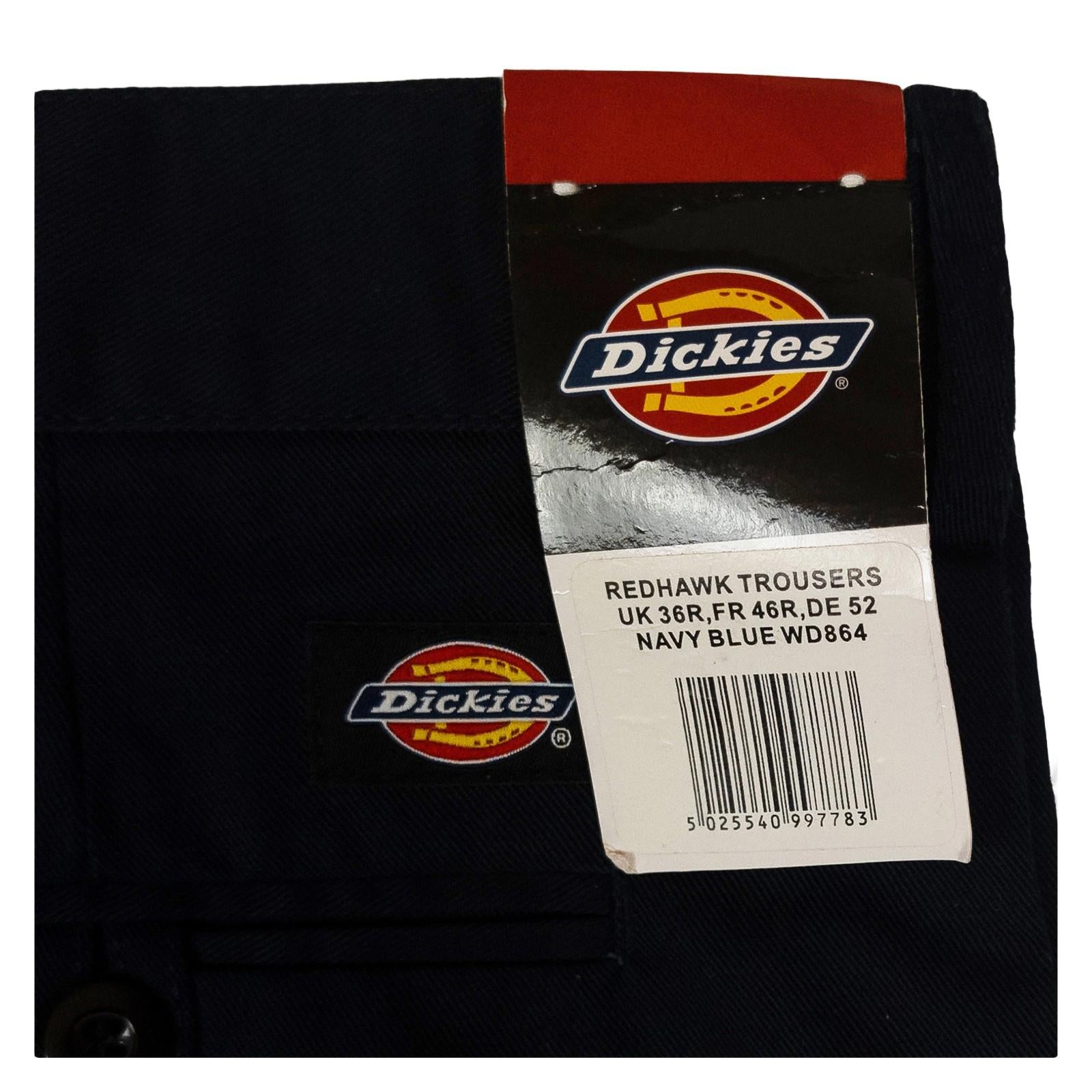 Dickies Redhawk Work Trousers W36 R Navy Blue WD864 Cargo Pants Smart New Tags by Dickies – | RewearableUK