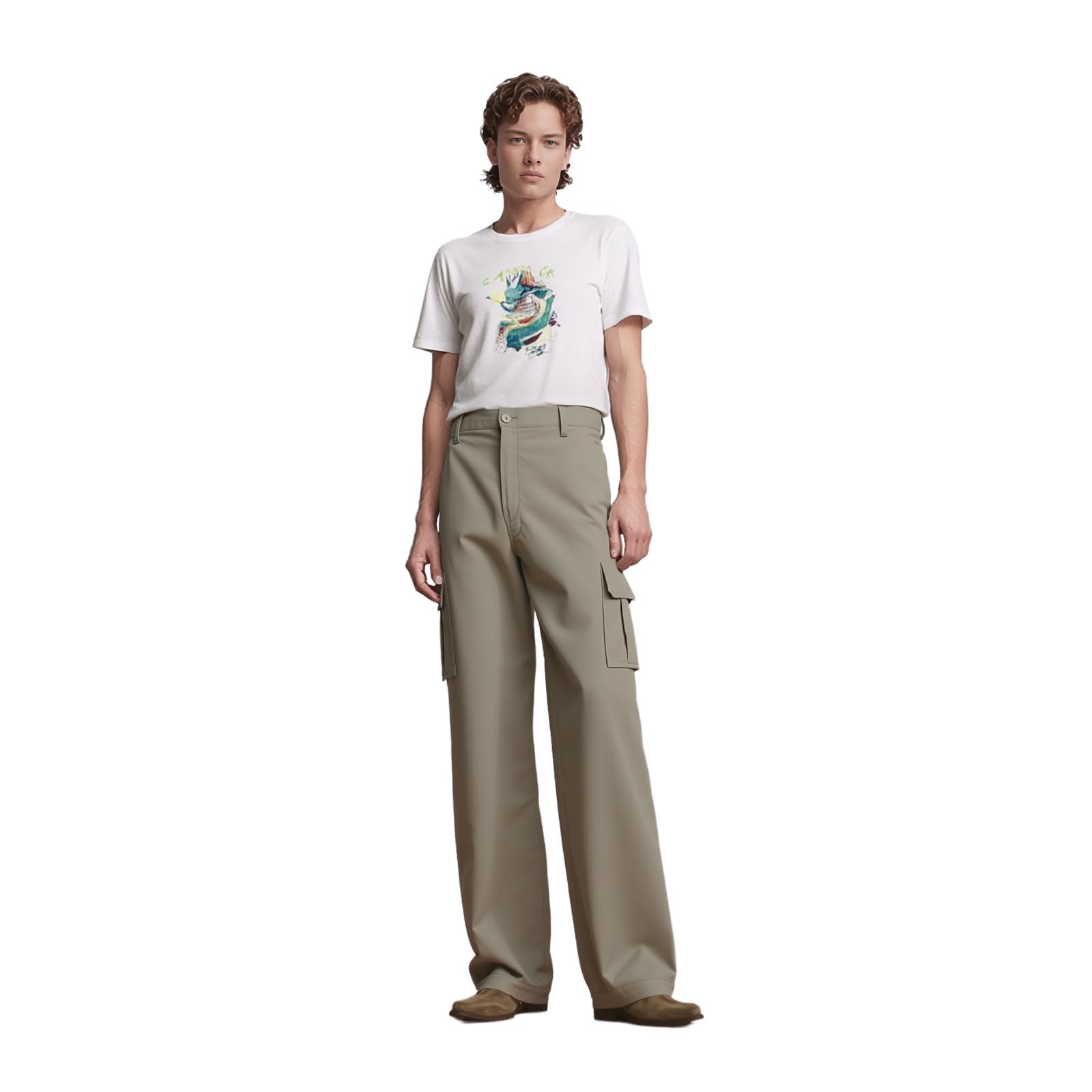 Dickies Dickies Regular Straight Cargo Trousers Beige W36 L30 – Workwear Pants workear RewearableUK