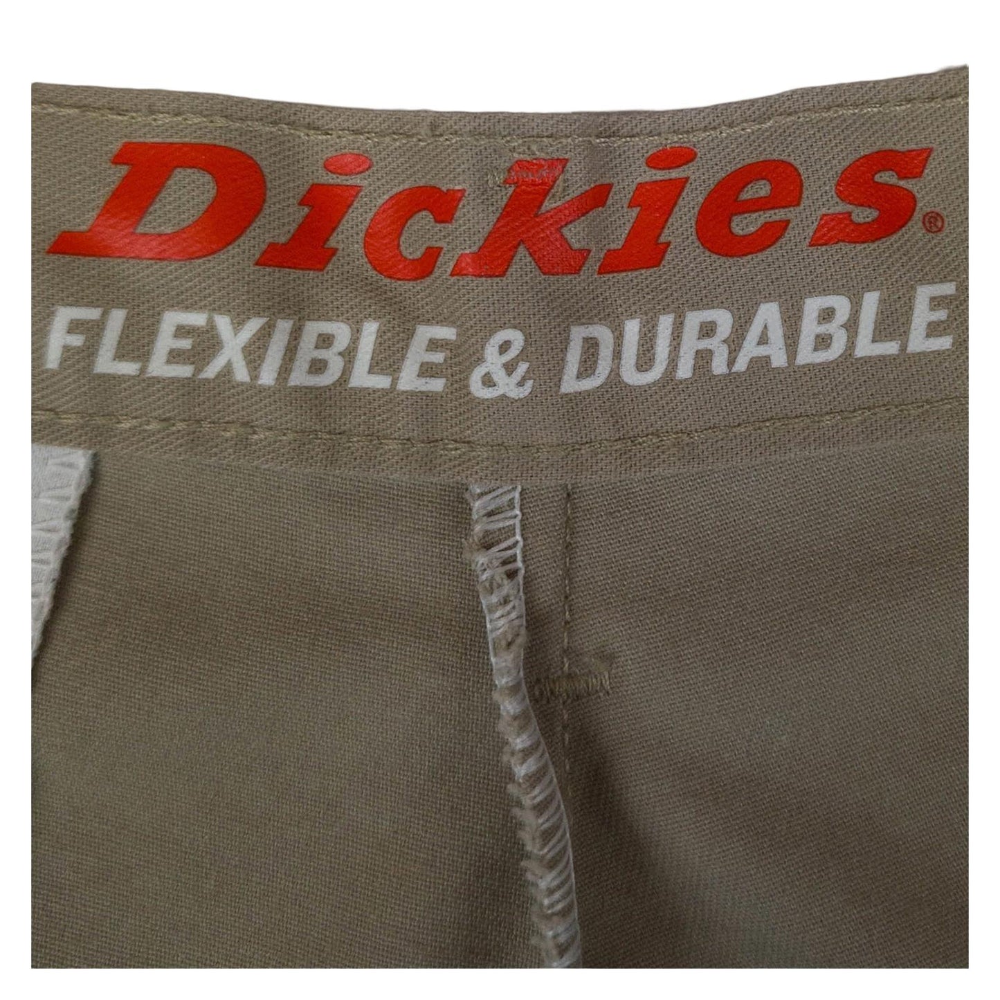 Dickies Dickies Regular Straight Cargo Trousers Beige W36 L30 – Workwear Pants workear RewearableUK