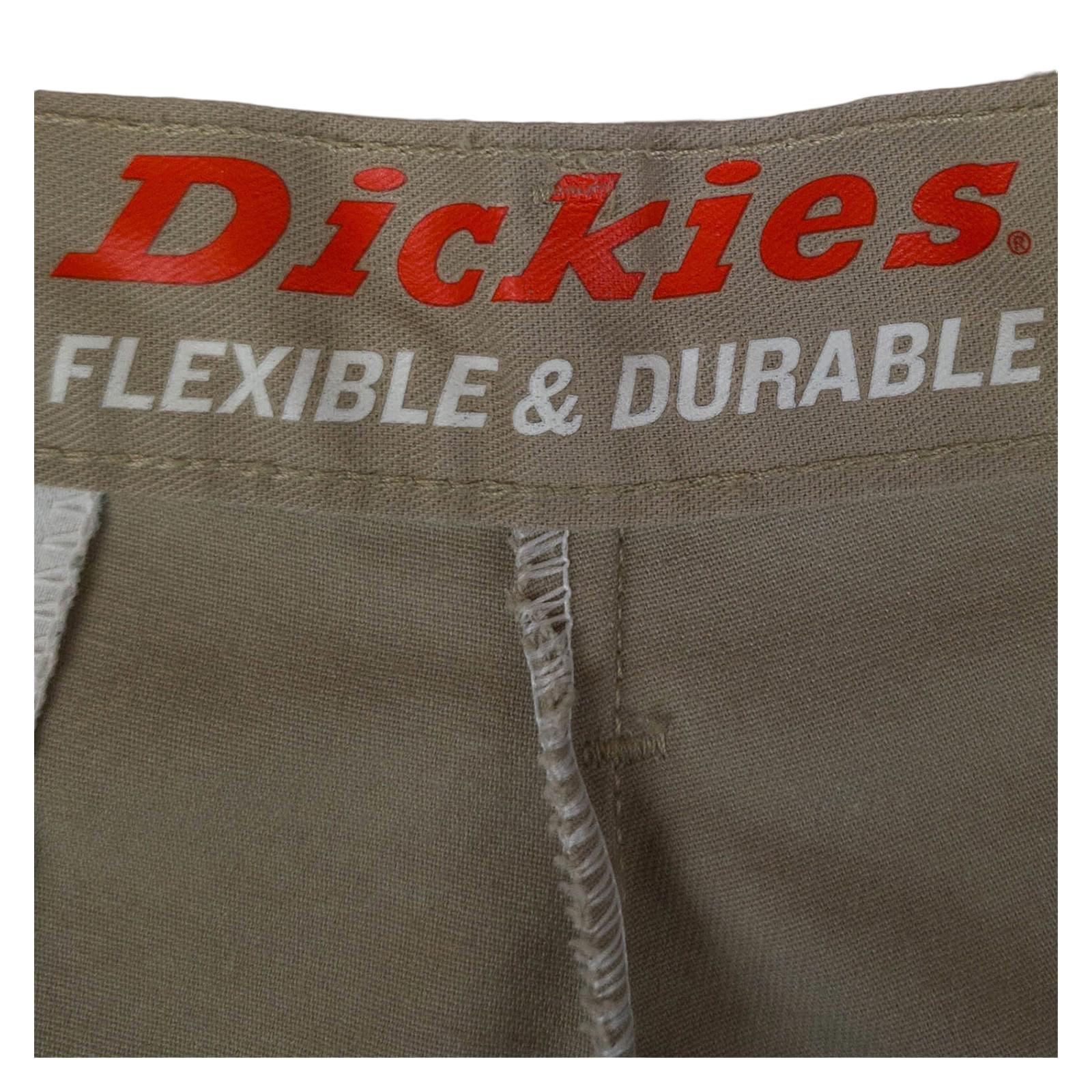 Dickies Dickies Regular Straight Cargo Trousers Beige W36 L30 – Workwear Pants workear RewearableUK