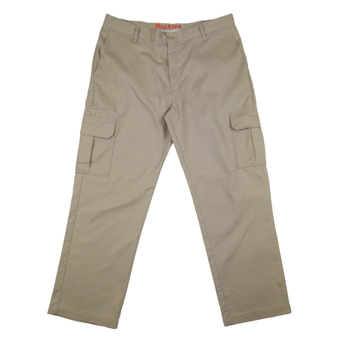 Dickies Dickies Regular Straight Cargo Trousers Beige W36 L30 – Workwear Pants workear RewearableUK