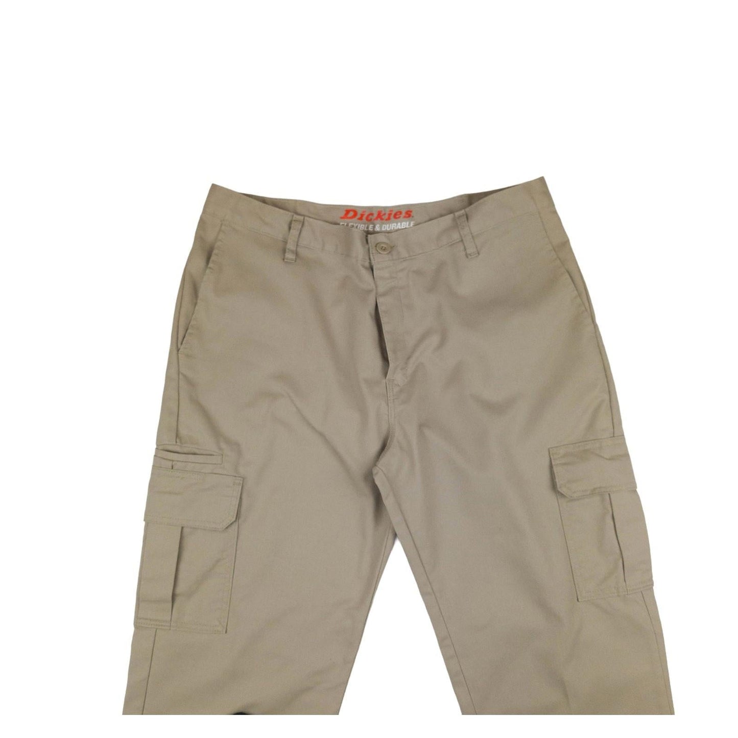 Dickies Dickies Regular Straight Cargo Trousers Beige W36 L30 – Workwear Pants workear RewearableUK