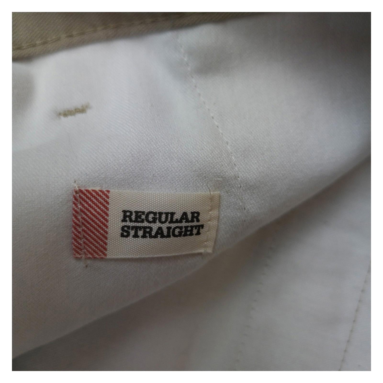 Dickies Dickies Regular Straight Cargo Trousers Beige W36 L30 – Workwear Pants workear RewearableUK
