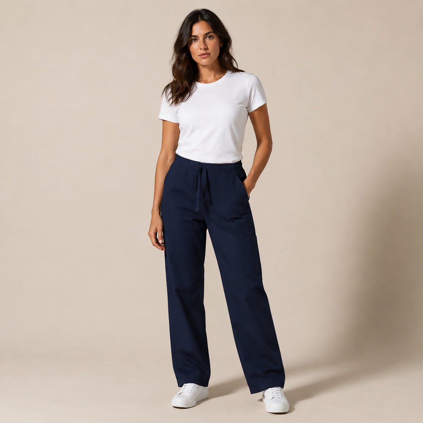 Dickies Scrub Trousers SM Navy Blue Womens Work Pants by Dickies – workear | RewearableUK