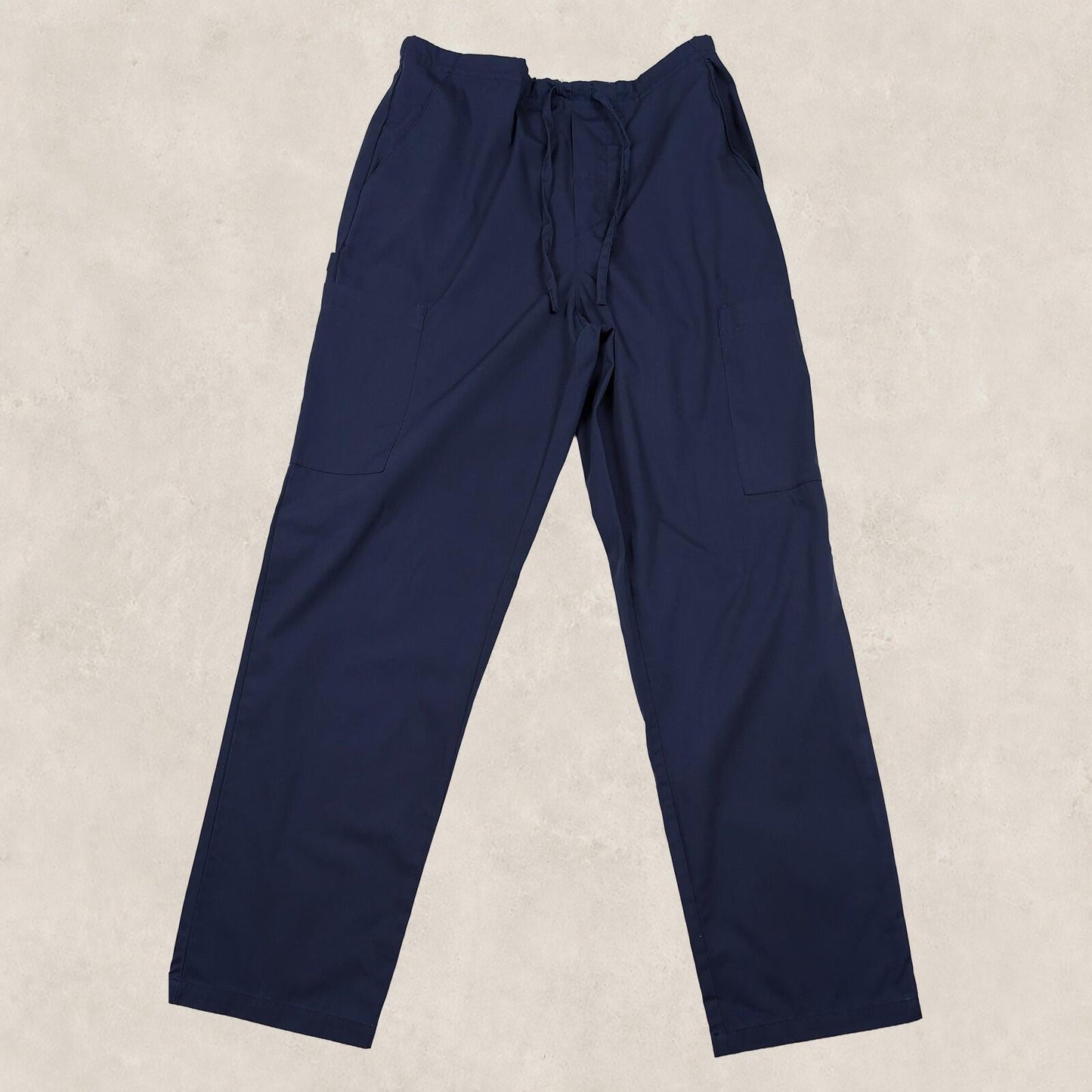 dickies scrub trousers womens navy blue drawstring waist work pants size sm by Dickies – | RewearableUK