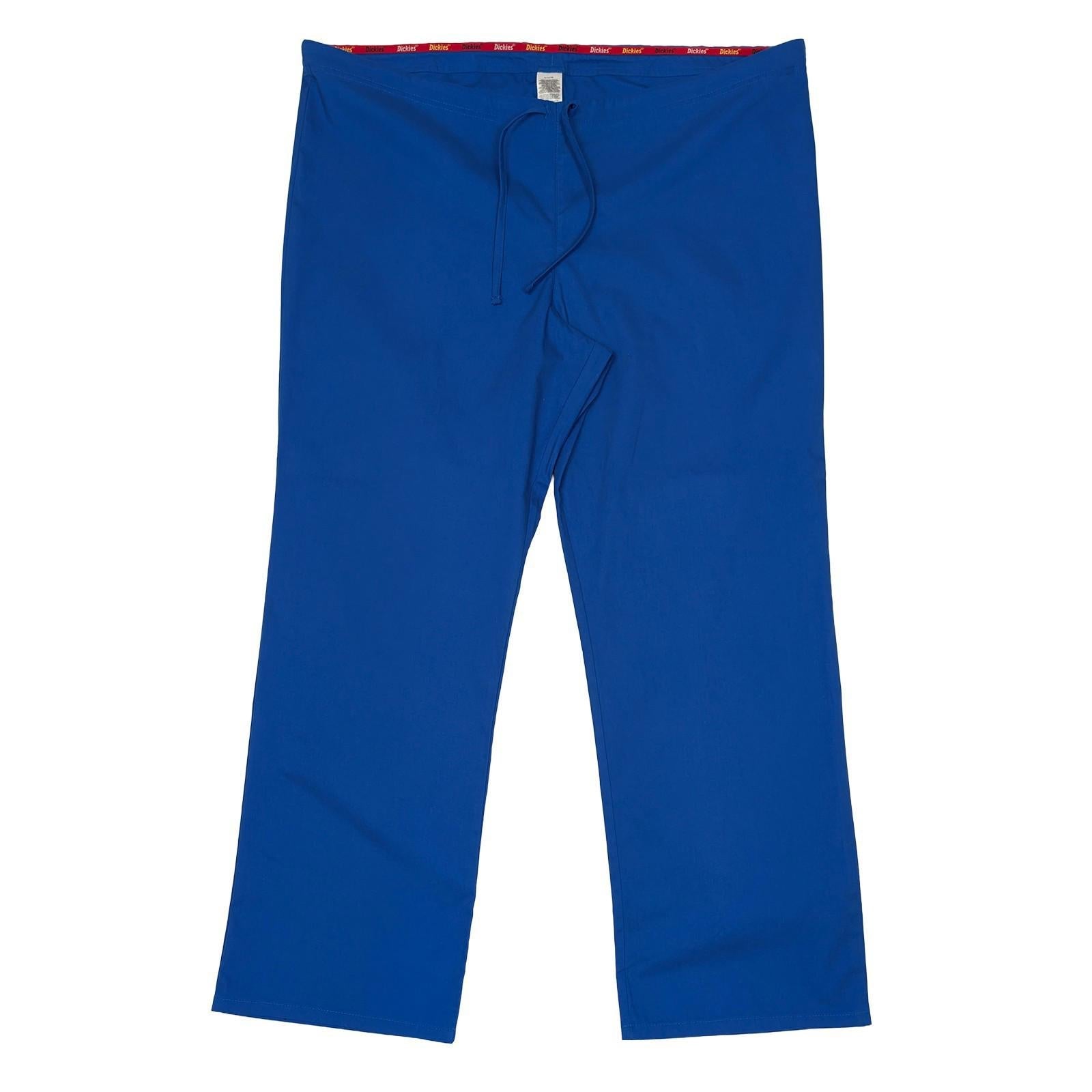 Dickies Scrub Trousers XL Royal Blue Medical Cargo Pants Drawstring Waist Unifor by Dickies – | RewearableUK