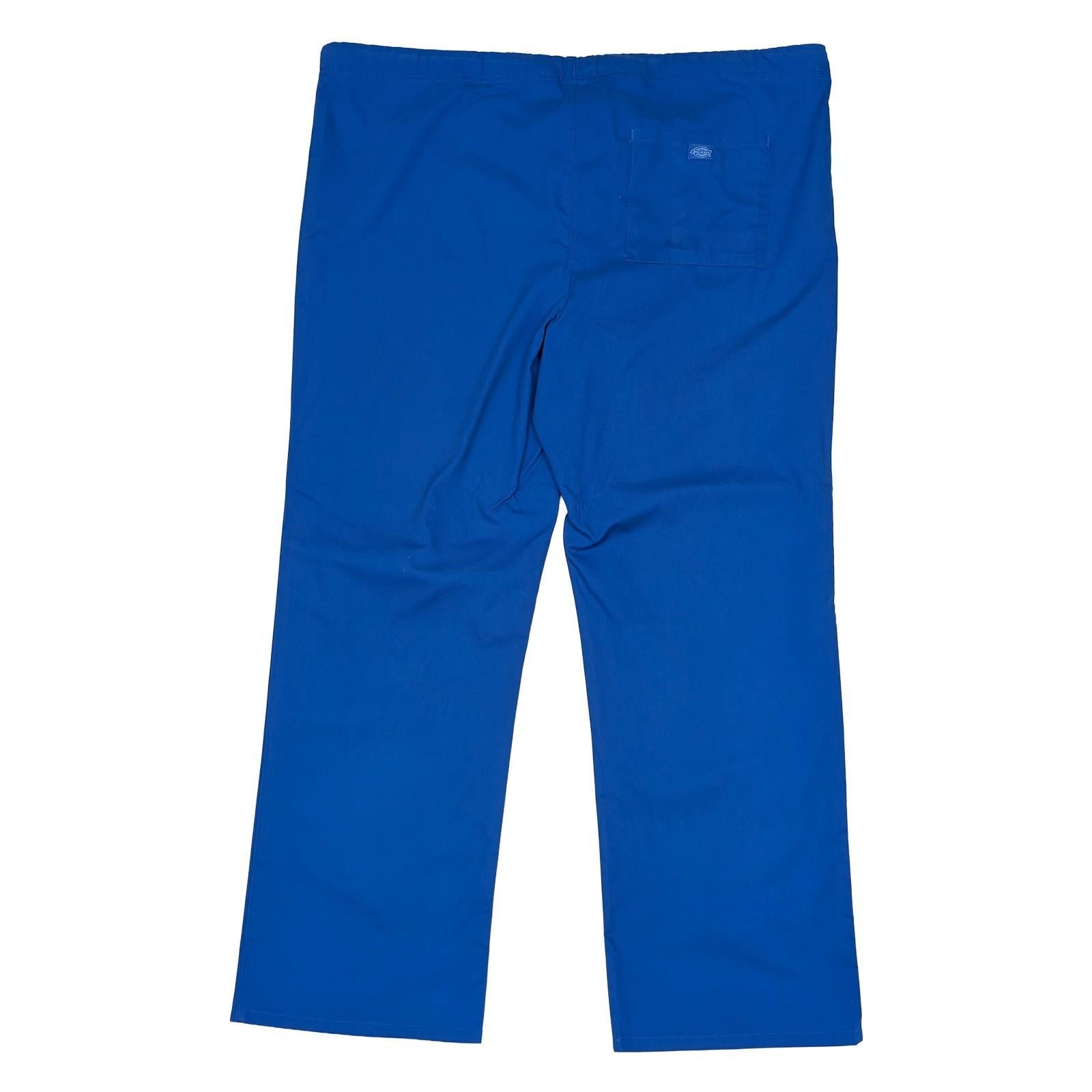 Dickies Scrub Trousers XL Royal Blue Medical Cargo Pants Drawstring Waist Unifor by Dickies – | RewearableUK
