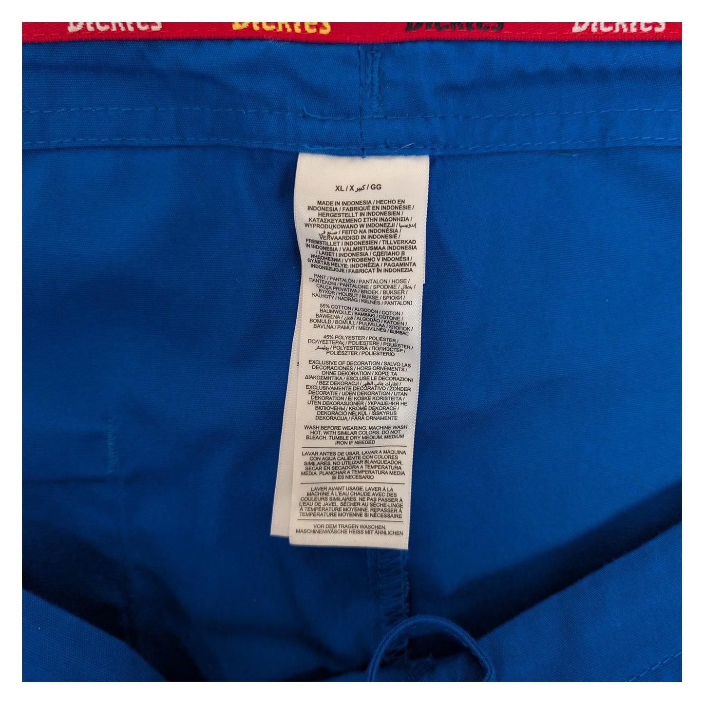 Dickies Scrub Trousers XL Royal Blue Medical Cargo Pants Drawstring Waist Unifor by Dickies – | RewearableUK