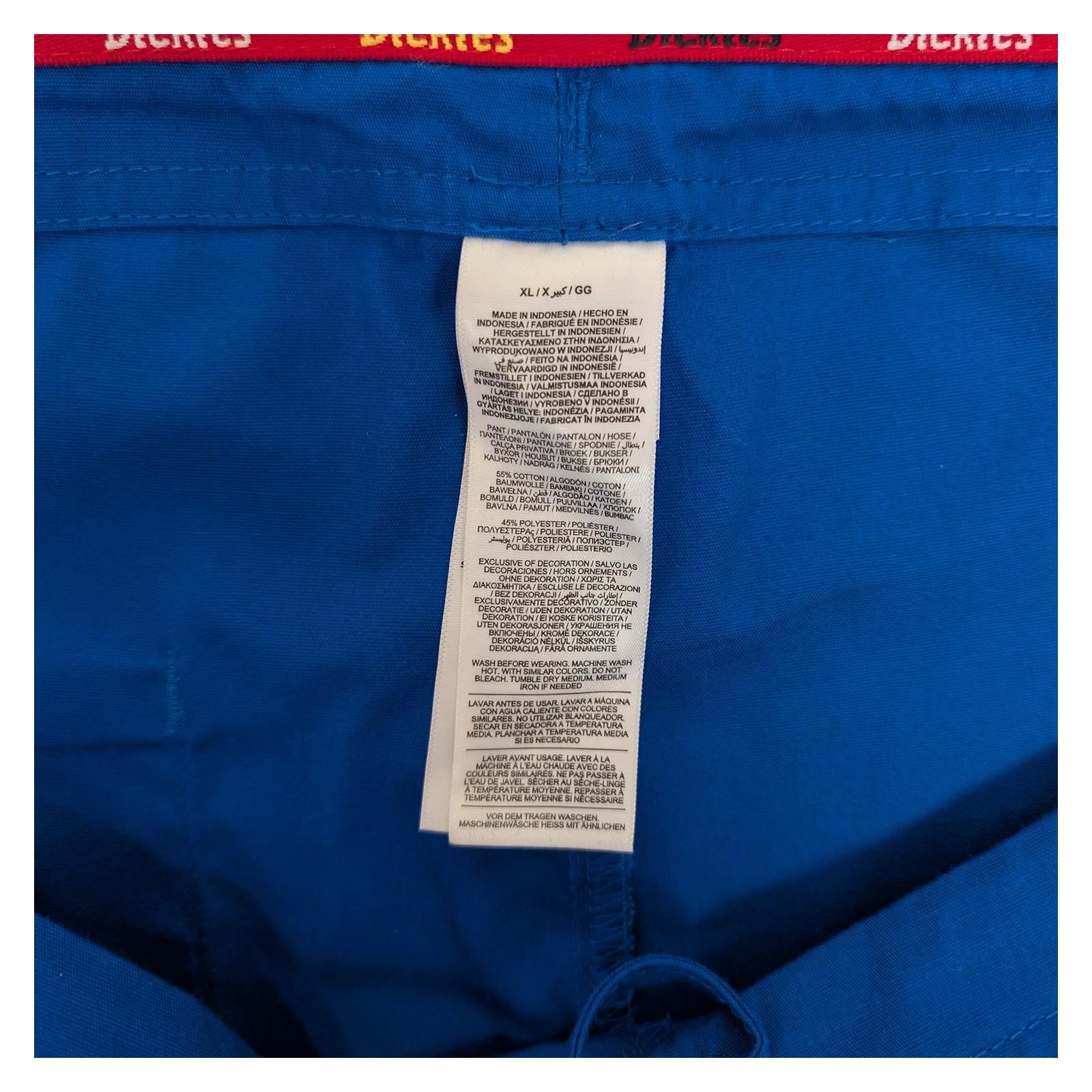 Dickies Scrub Trousers XL Royal Blue Medical Cargo Pants Drawstring Waist Unifor by Dickies – | RewearableUK
