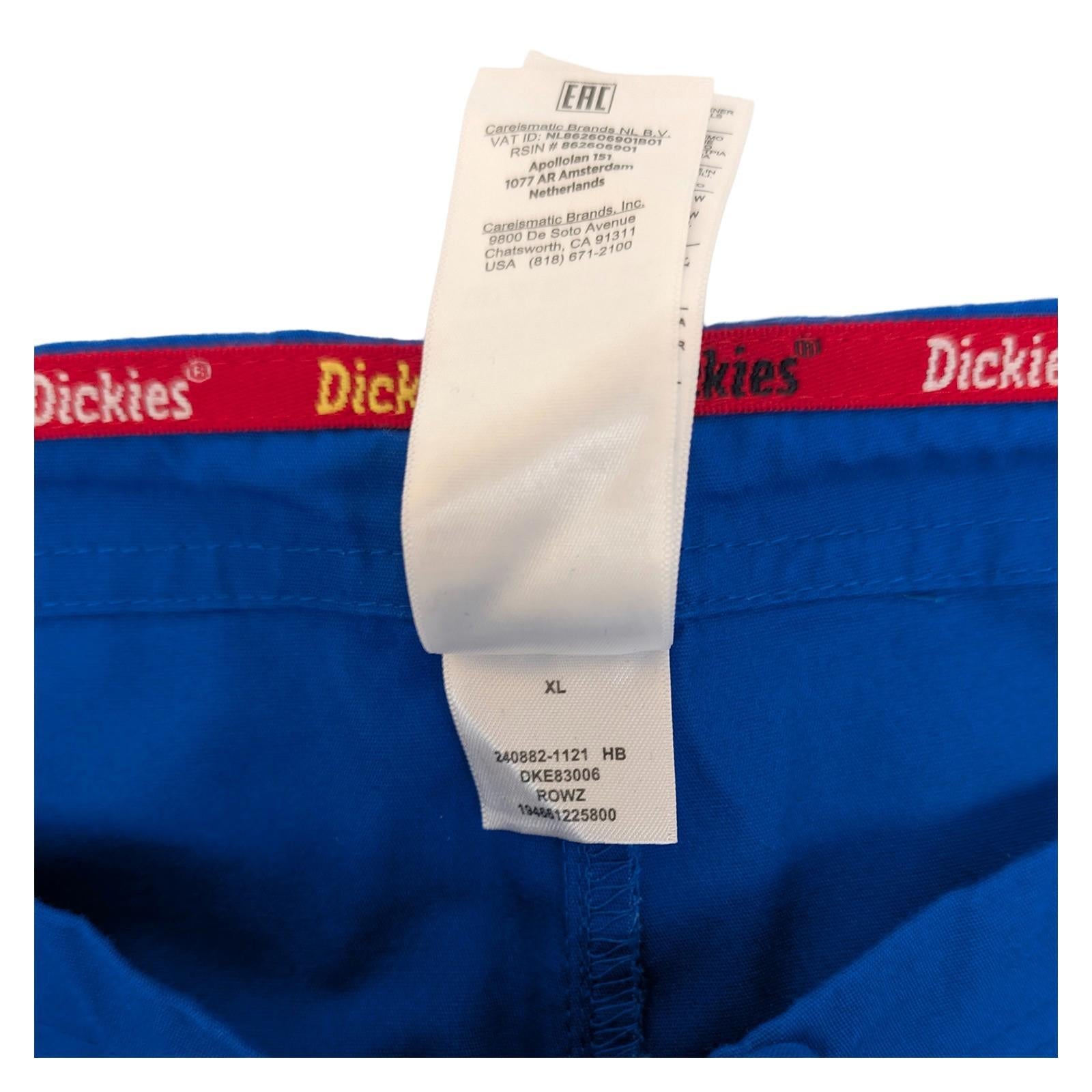 Dickies Scrub Trousers XL Royal Blue Medical Cargo Pants Drawstring Waist Unifor by Dickies – | RewearableUK