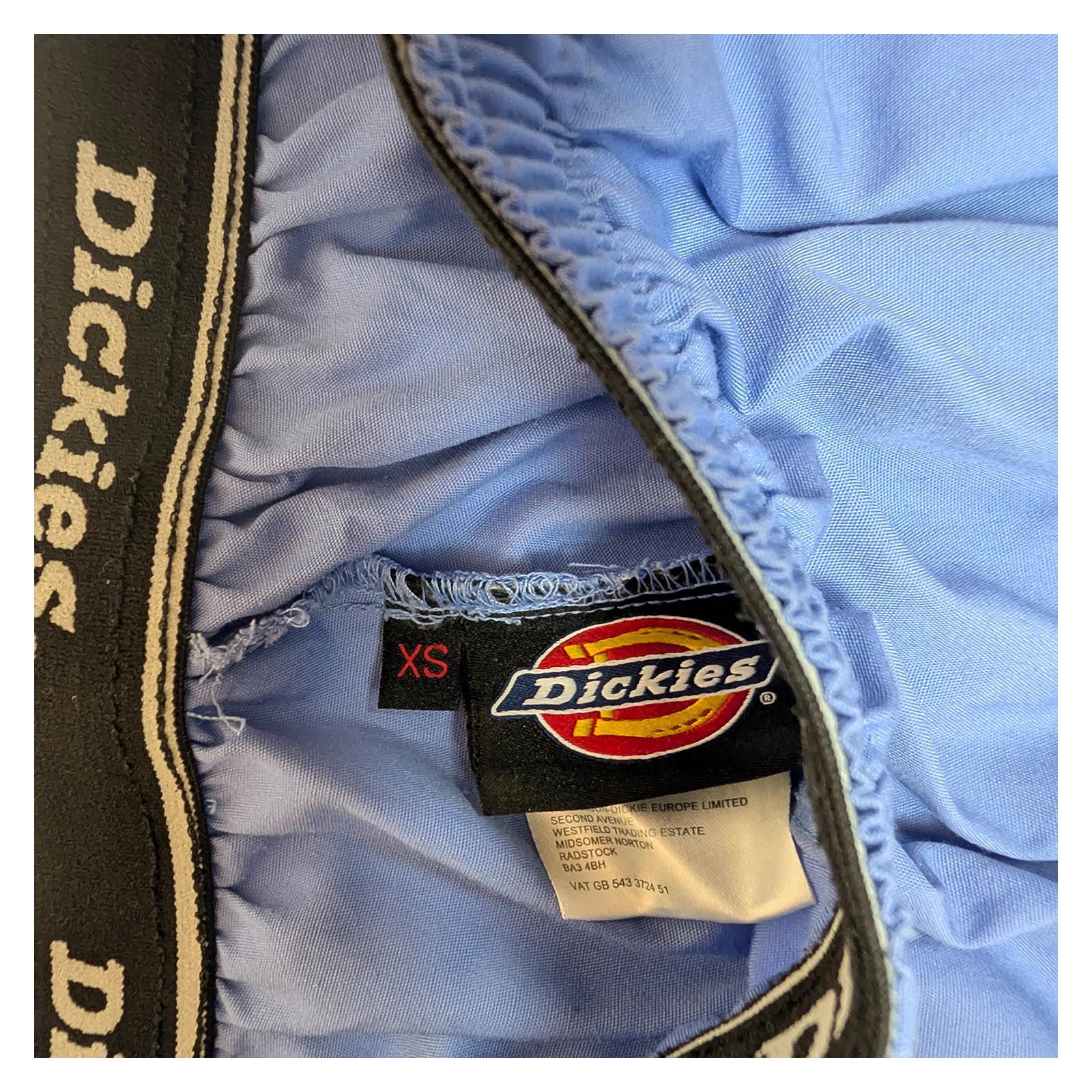 Dickies Scrub Trousers XS Blue Medical Cargo Pants Elastic Waist Pockets Uniform by Dickies – | RewearableUK